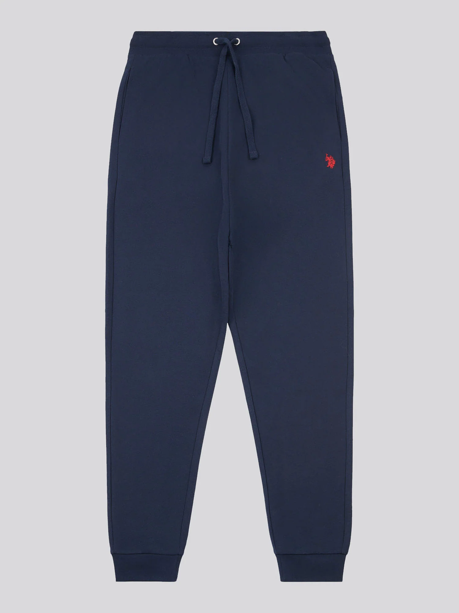 Mens Double Horsemen Loopback Jogger Dark Sapphire Navy / Haute Red DHM - Image 5