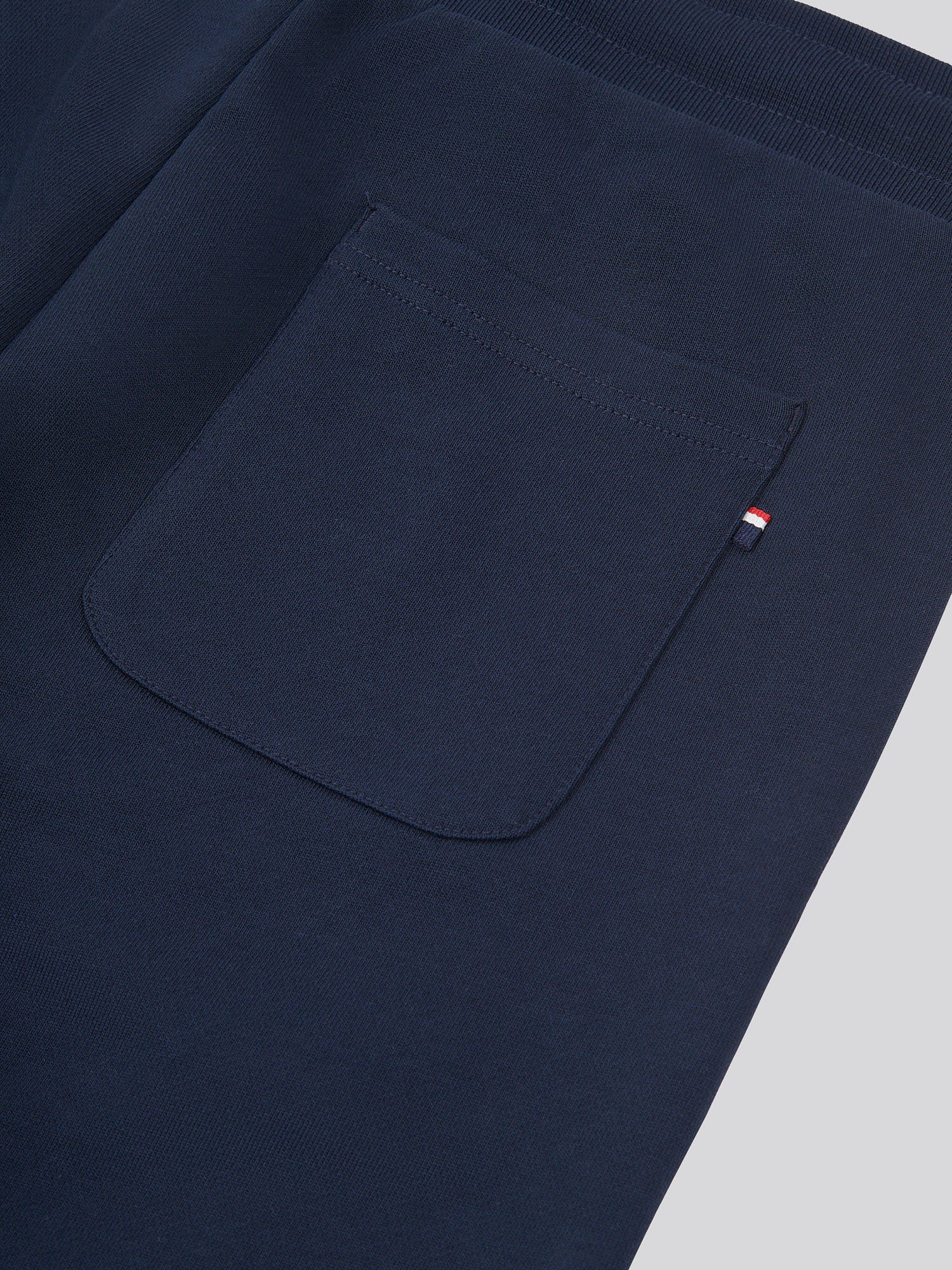 Mens Double Horsemen Loopback Jogger Dark Sapphire Navy / Haute Red DHM - Image 8