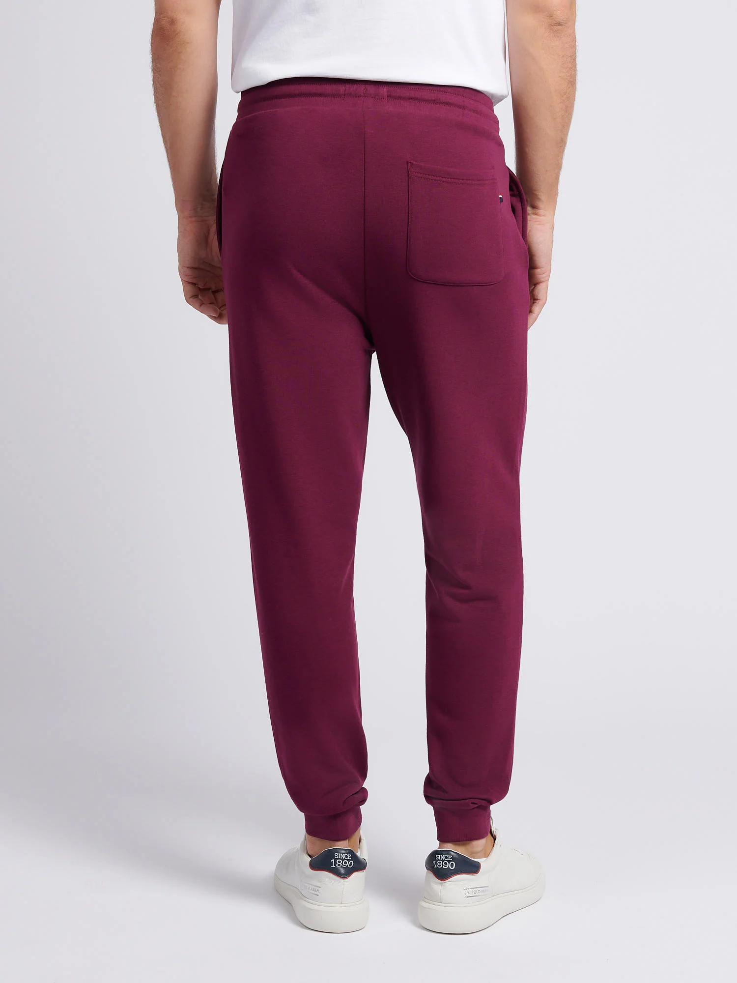 Mens Double Horsemen Loopback Jogger Grape Wine - Image 4