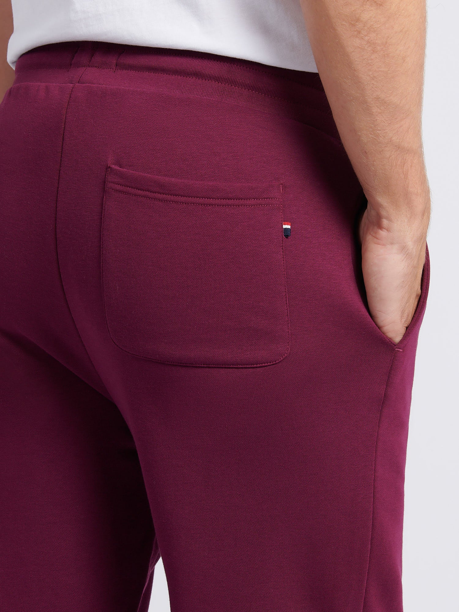 Mens Double Horsemen Loopback Jogger Grape Wine - Image 5