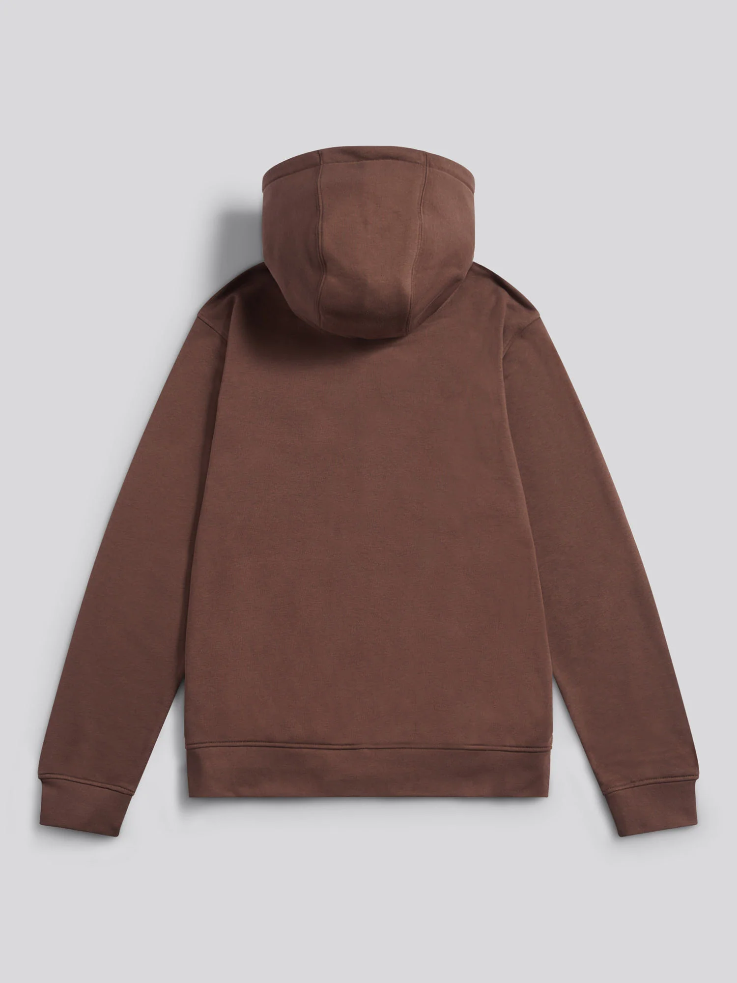 Mens Double Horsemen Loopback Zip Hoodie Chocolate Martini - Image 6