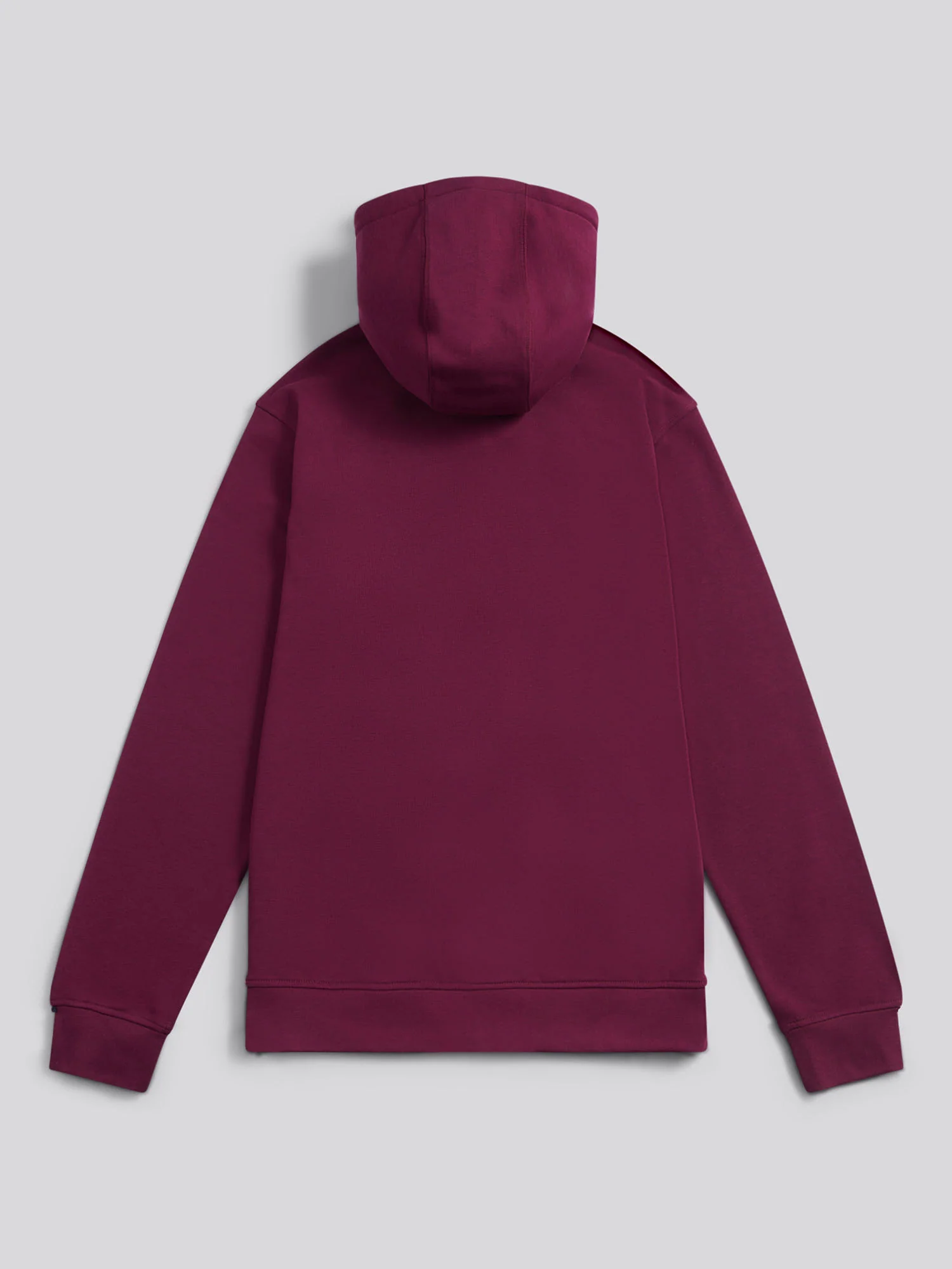 Mens Double Horsemen Loopback Zip Hoodie Grape Wine - Image 6