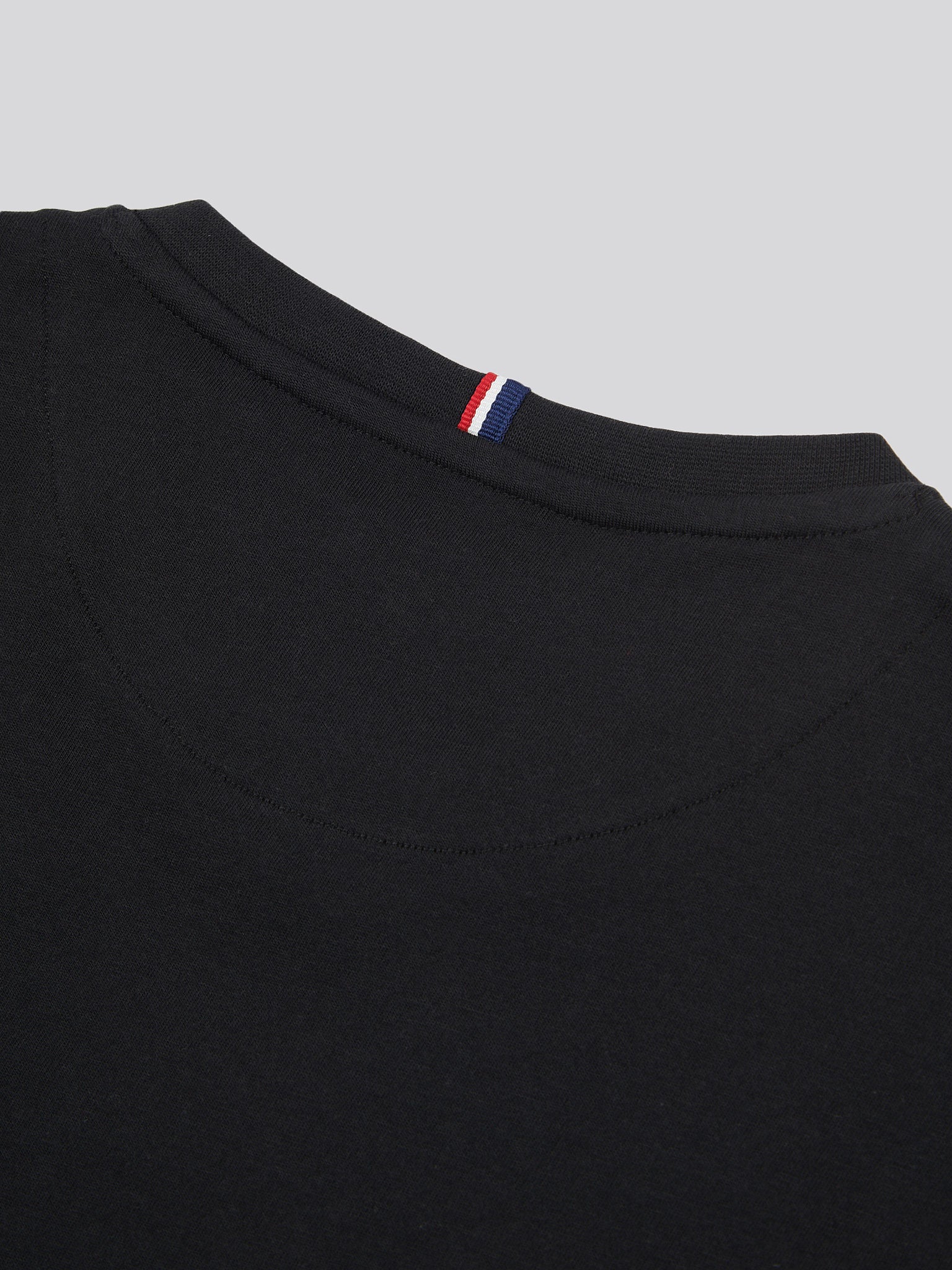 Mens Double Horsemen Pocket T-Shirt in Black Bright White DHM - Image 9