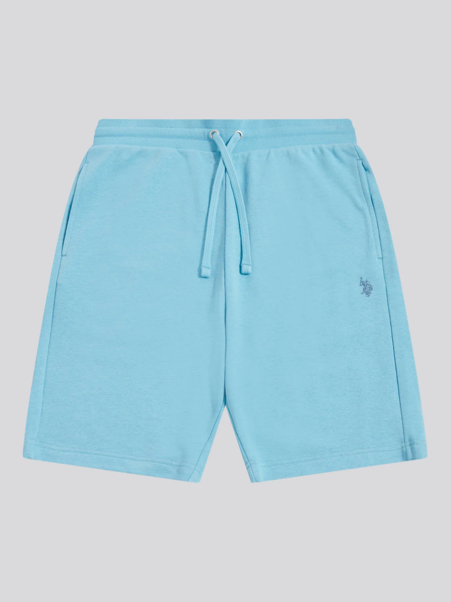 Mens Double Horsemen Sweat Shorts Air Blue - Image 5