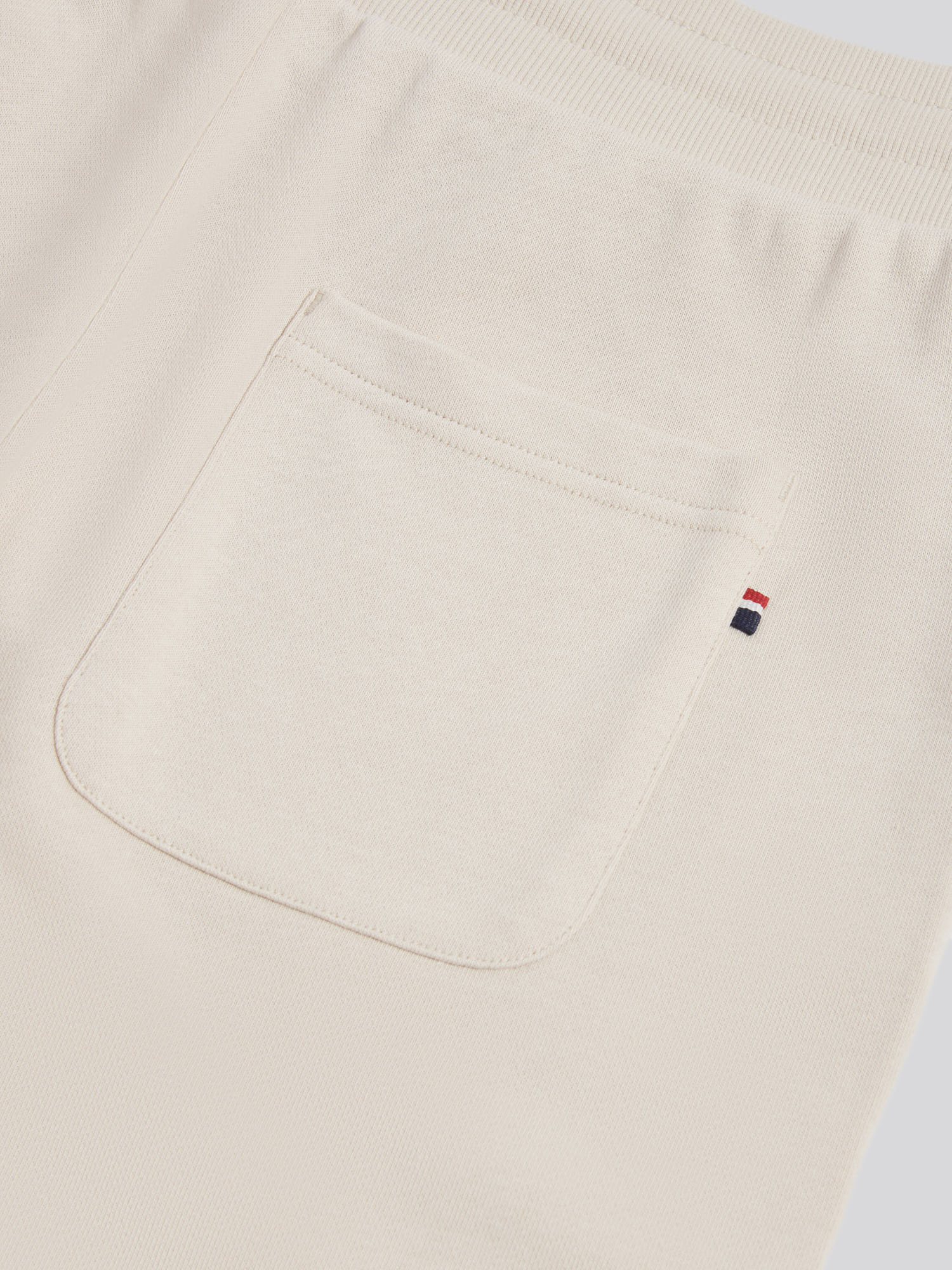 Mens Double Horsemen Sweat Shorts Beige - Image 8