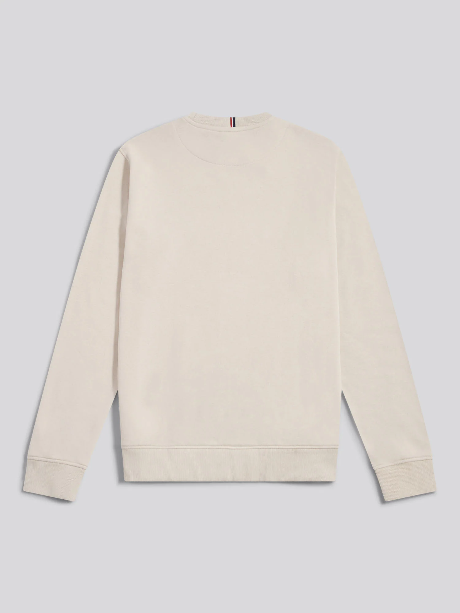 Mens Double Horsemen Sweatshirt Beige - Image 6