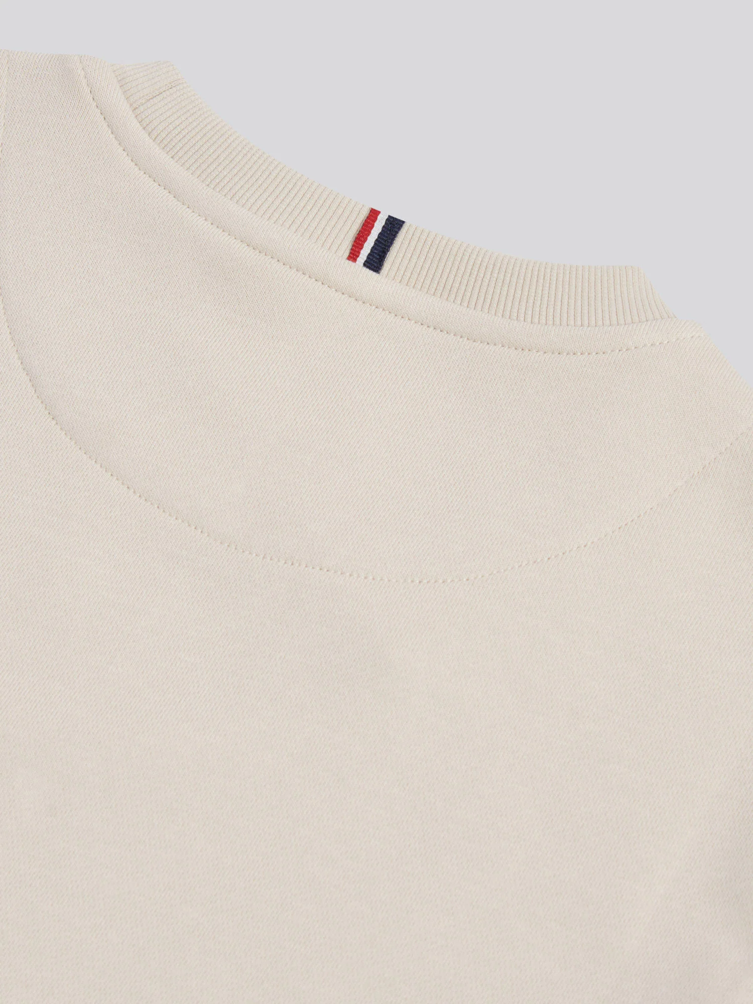 Mens Double Horsemen Sweatshirt Beige - Image 9