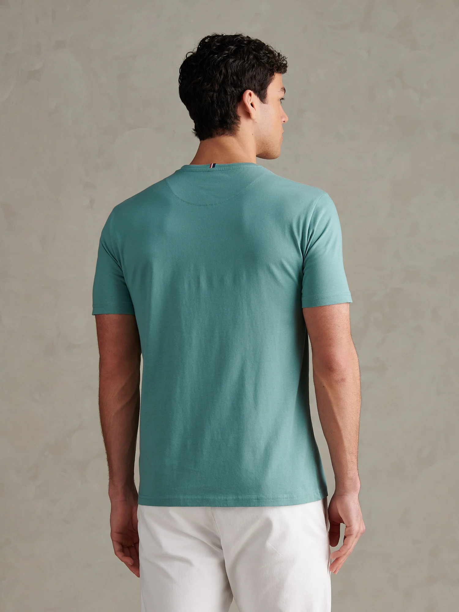 Mens Double Horsemen T-Shirt Arctic - Image 4