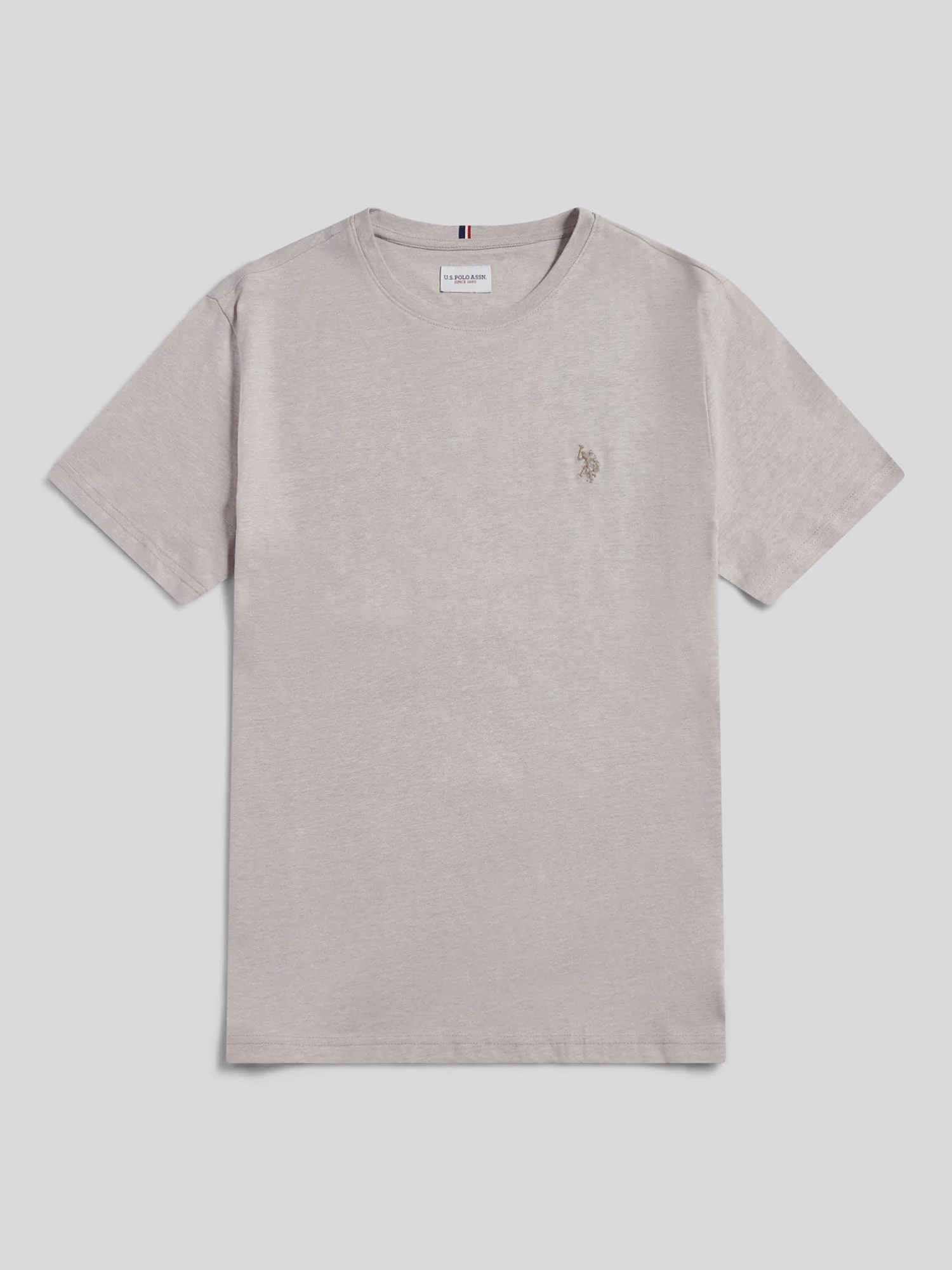 Mens Double Horsemen T-Shirt Atmosphere Marl - Image 5