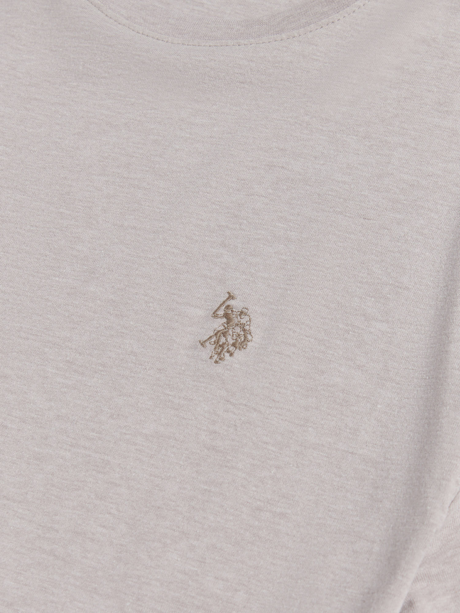 Mens Double Horsemen T-Shirt Atmosphere Marl - Image 7