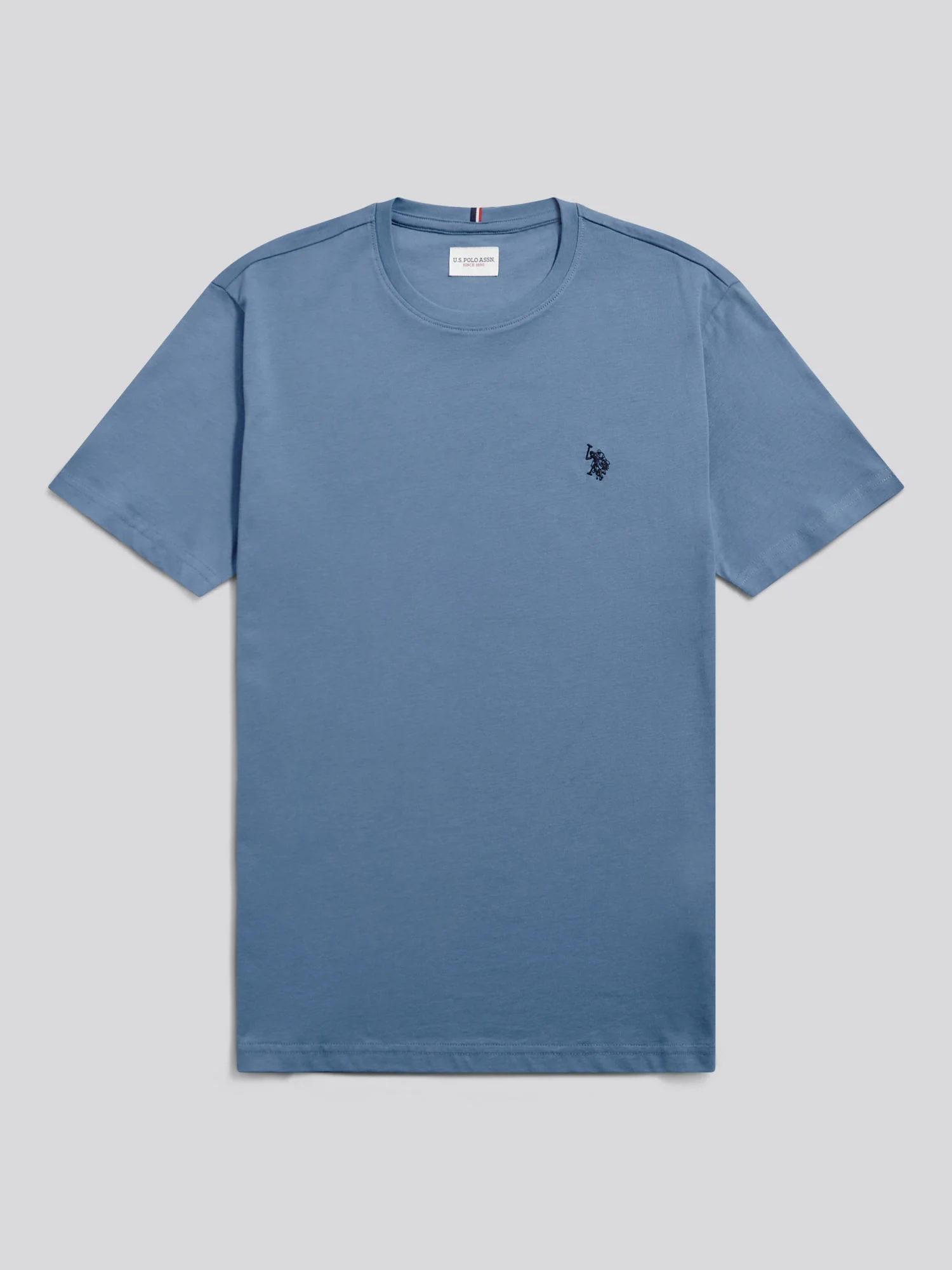 Mens Double Horsemen T-Shirt Blue Horizon - Image 5