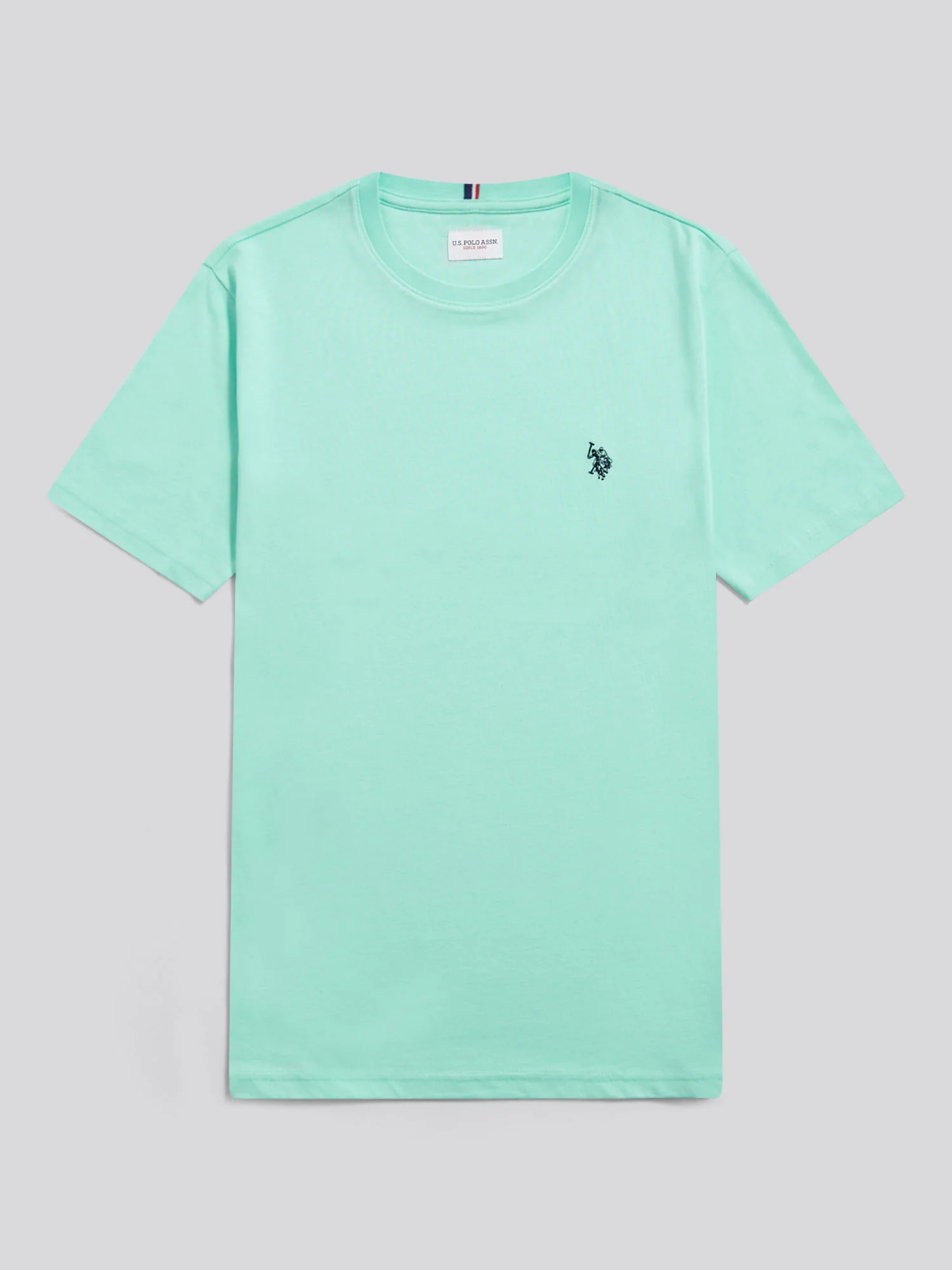 Mens Double Horsemen T-Shirt Ice Green - Image 5