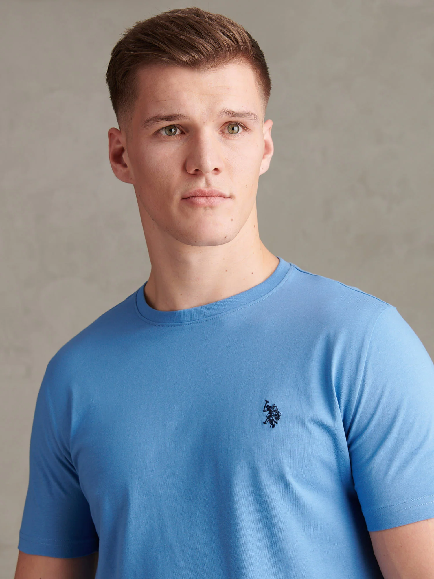 Mens Double Horsemen T-Shirt Riviera - Image 2