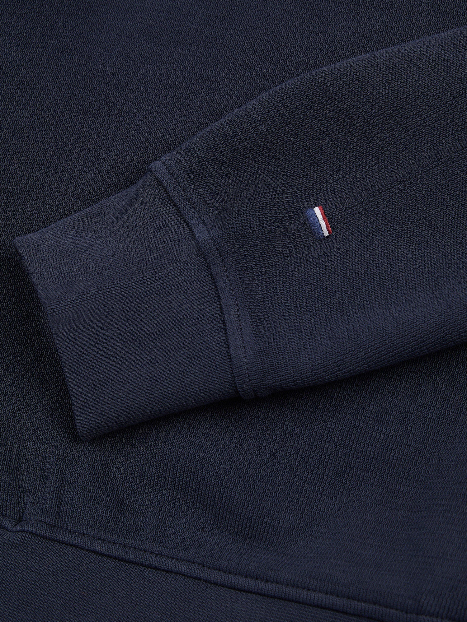 Mens French Rib 1/4 Funnel in Dark Sapphire Navy / Moonlight Blue DHM - Image 9