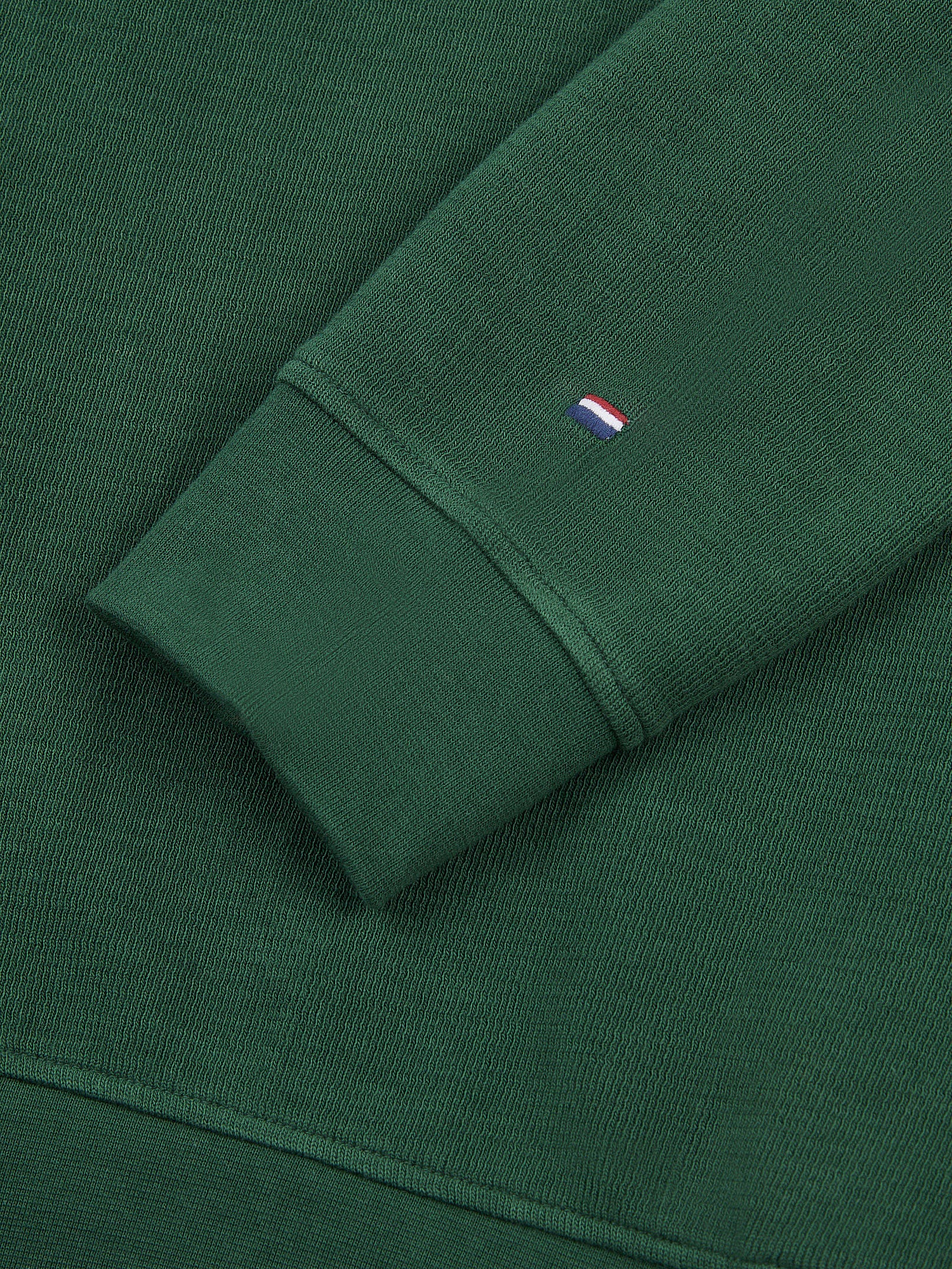 Mens French Rib 1/4 Funnel in Pineneedle - Image 11