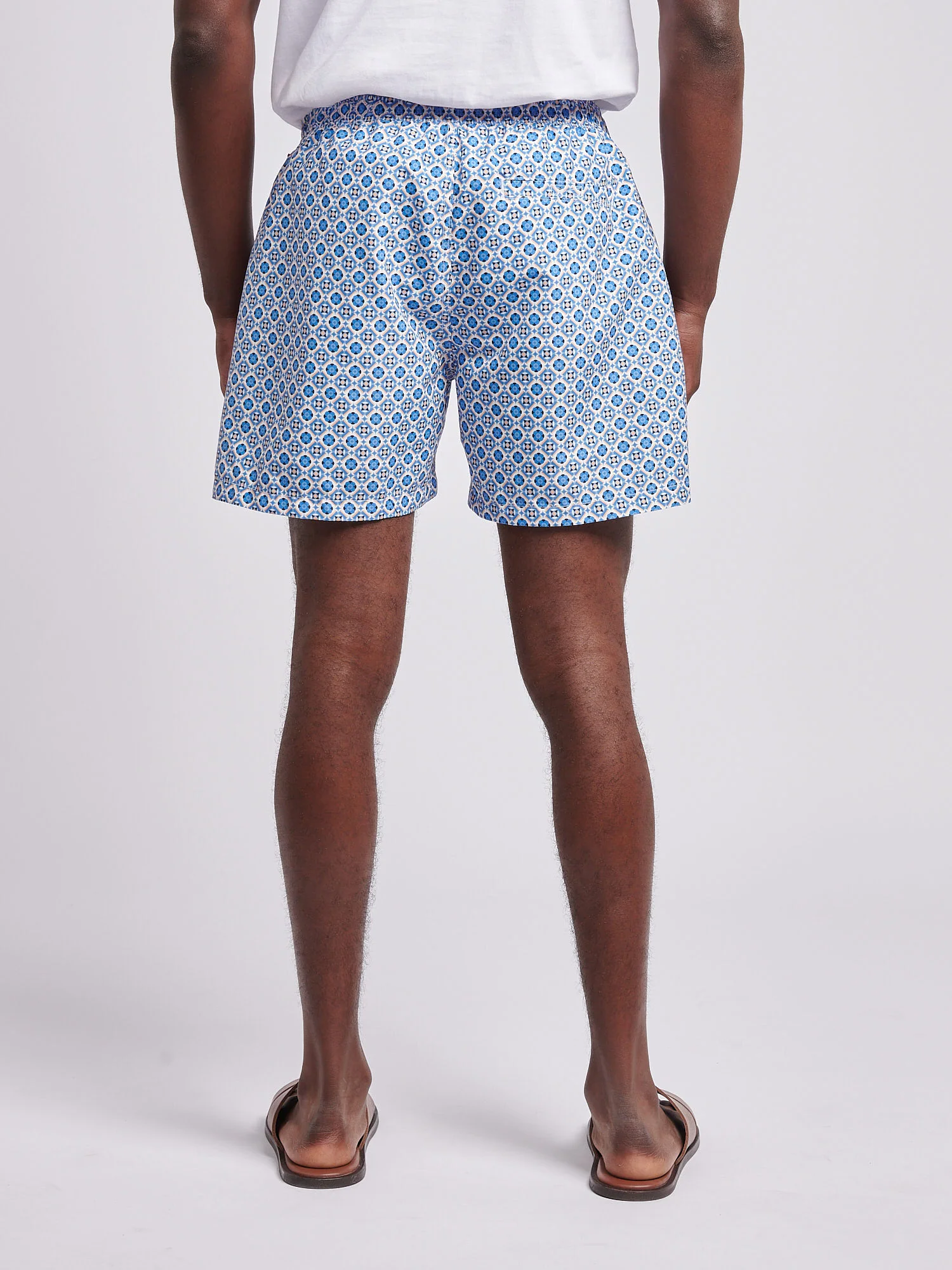 Mens Geo Swim Short in Allure - Image 4