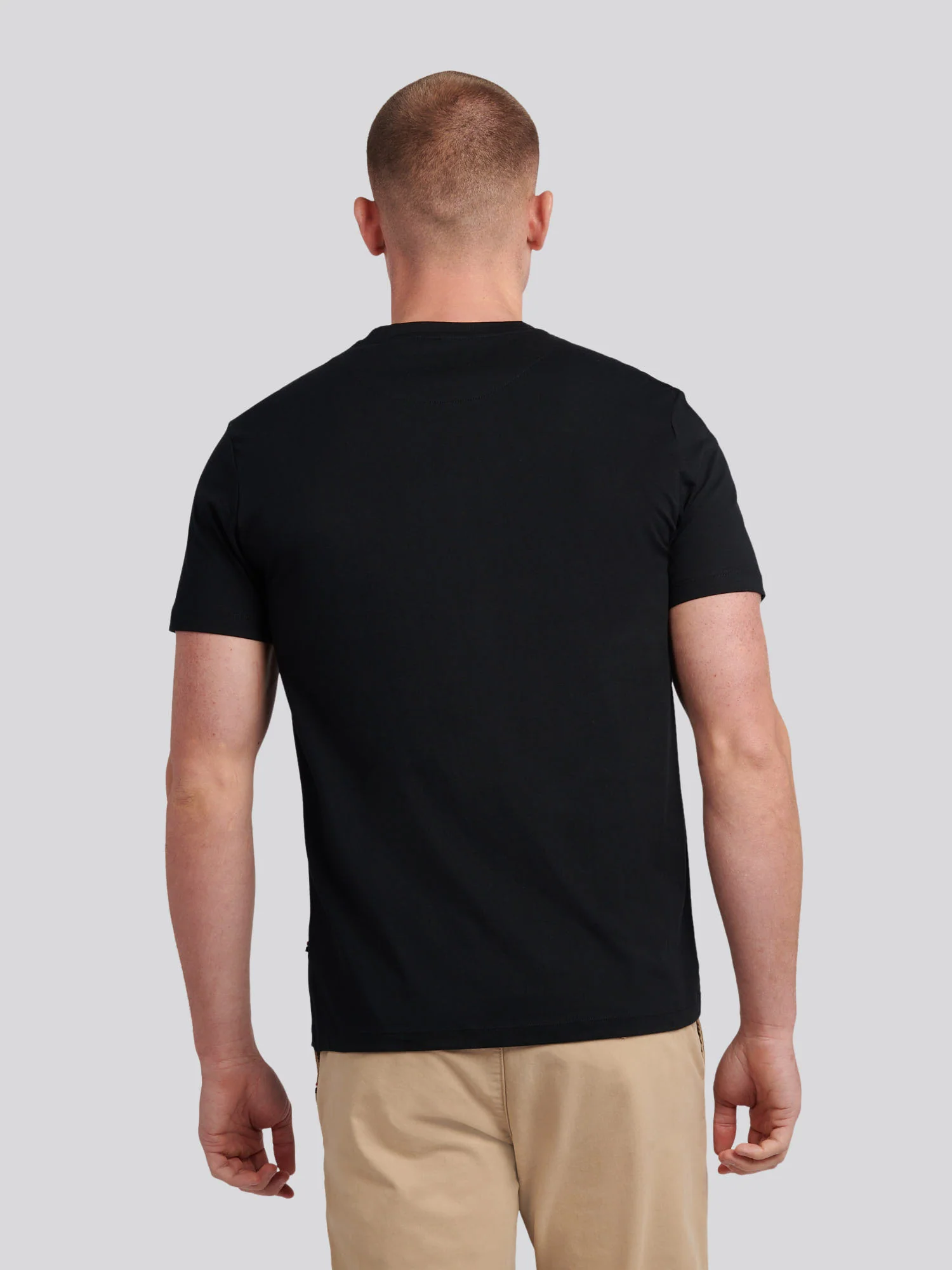 Mens Heritage Graphic T-Shirt in Black - Image 4