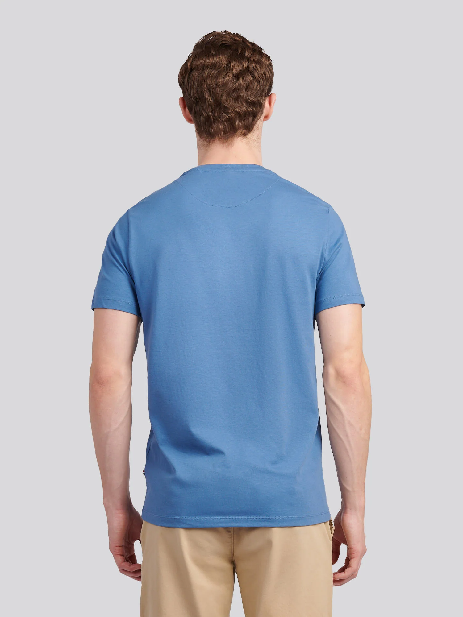 Mens Heritage Graphic T-Shirt in Blue Horizon - Image 4