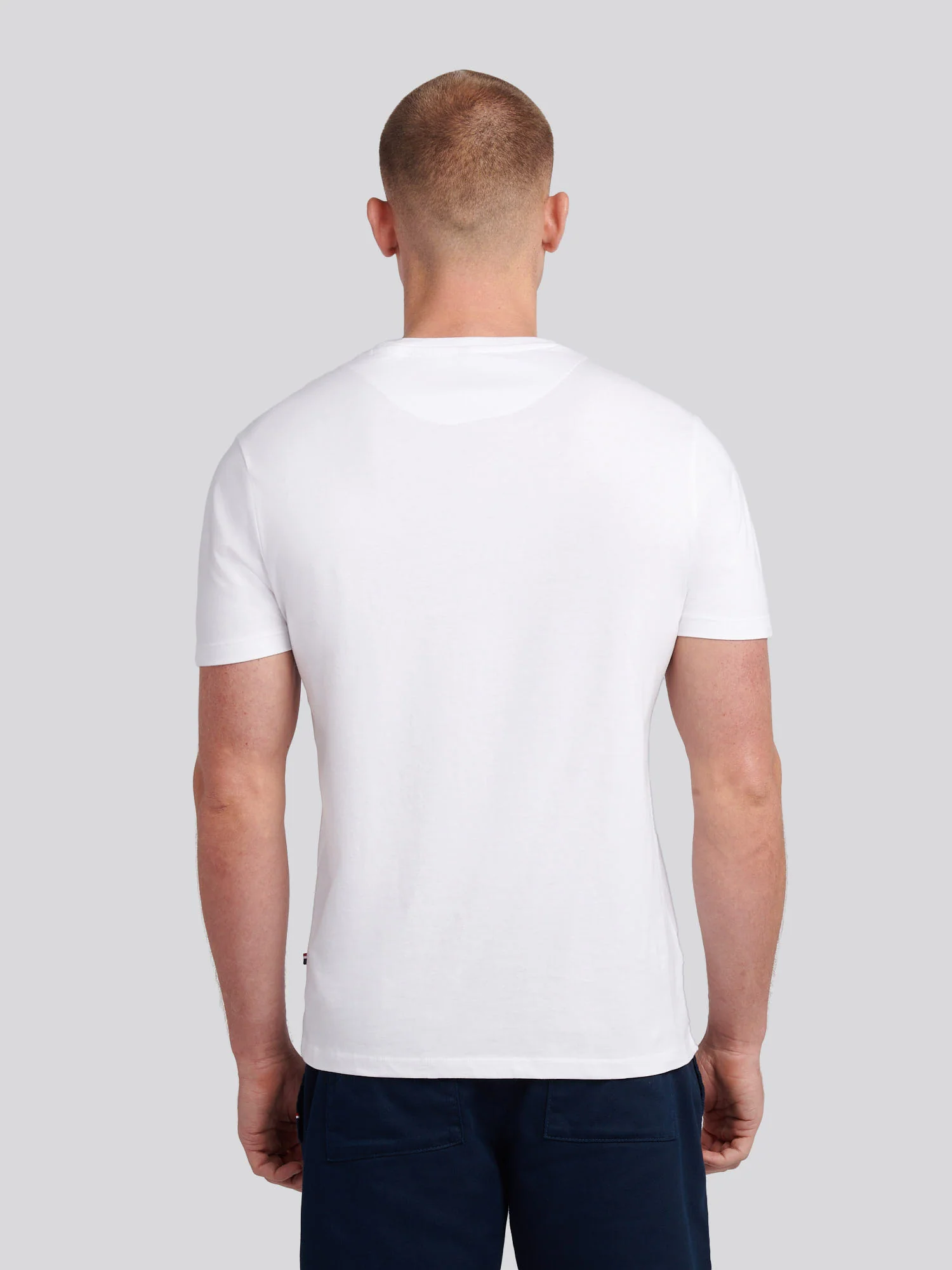 Mens Heritage Graphic T-Shirt in Bright White - Image 4