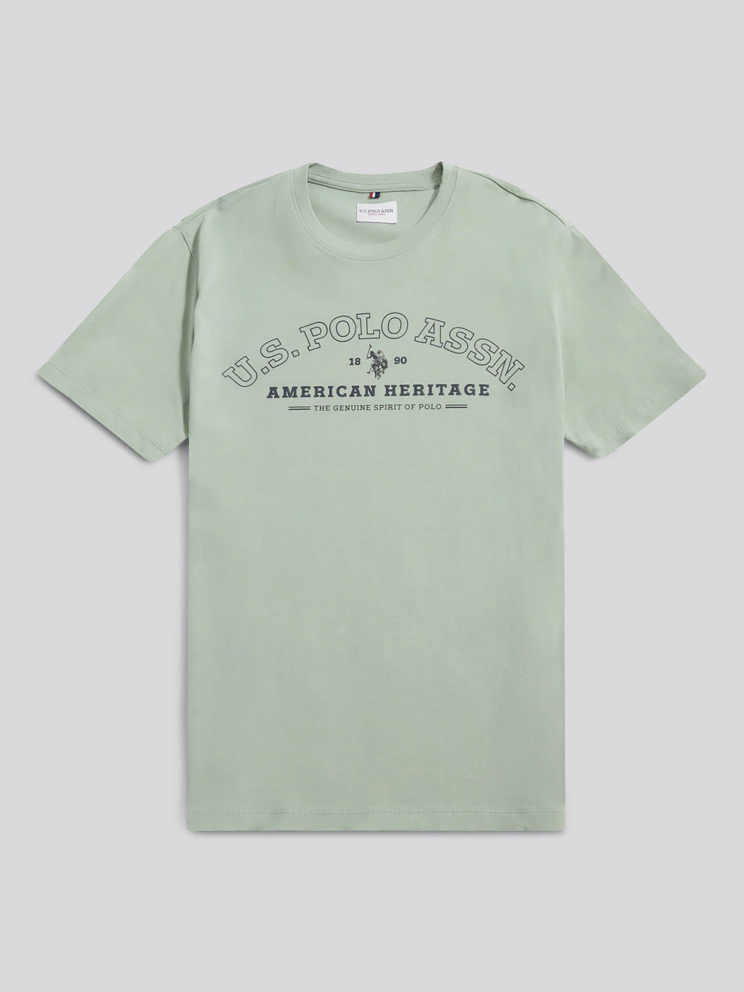 Mens Heritage Graphic T-Shirt in Iceberg Green - Image 5