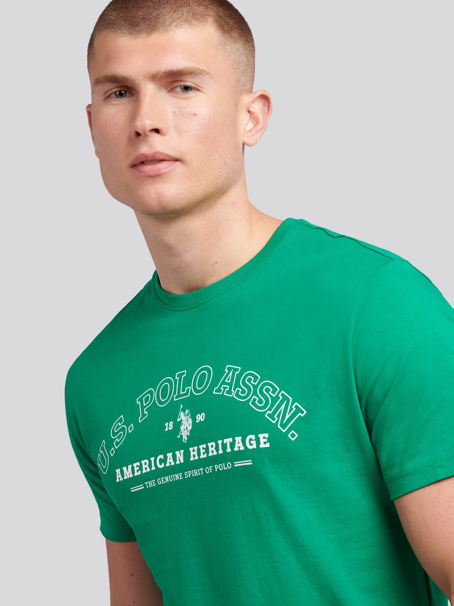 Mens Heritage Graphic T-Shirt in Lush Meadow - Image 2