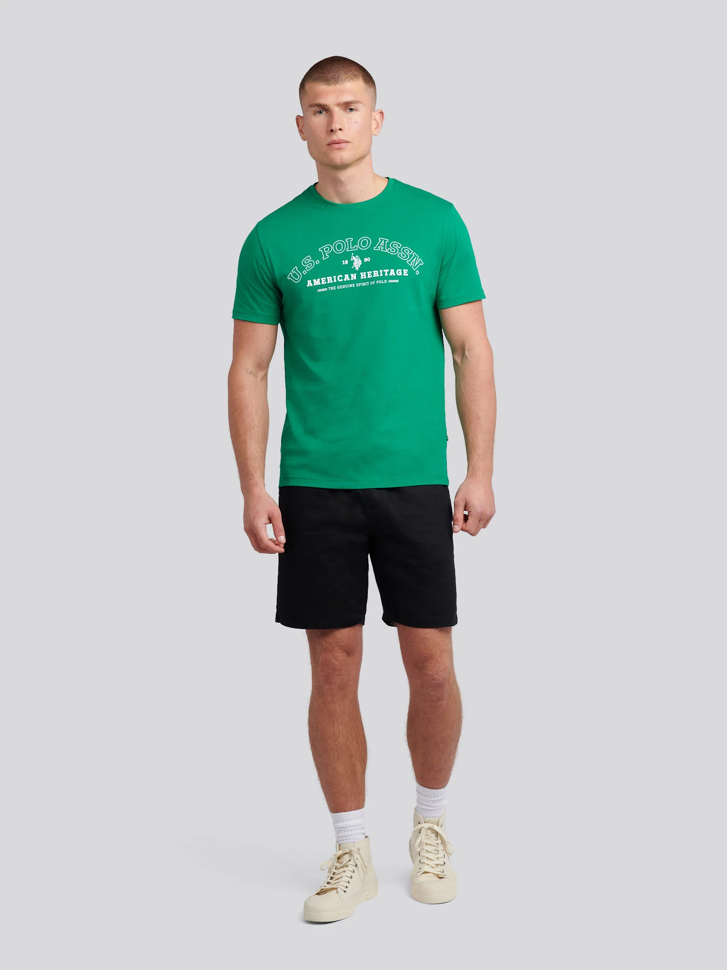 Mens Heritage Graphic T-Shirt in Lush Meadow - Image 3