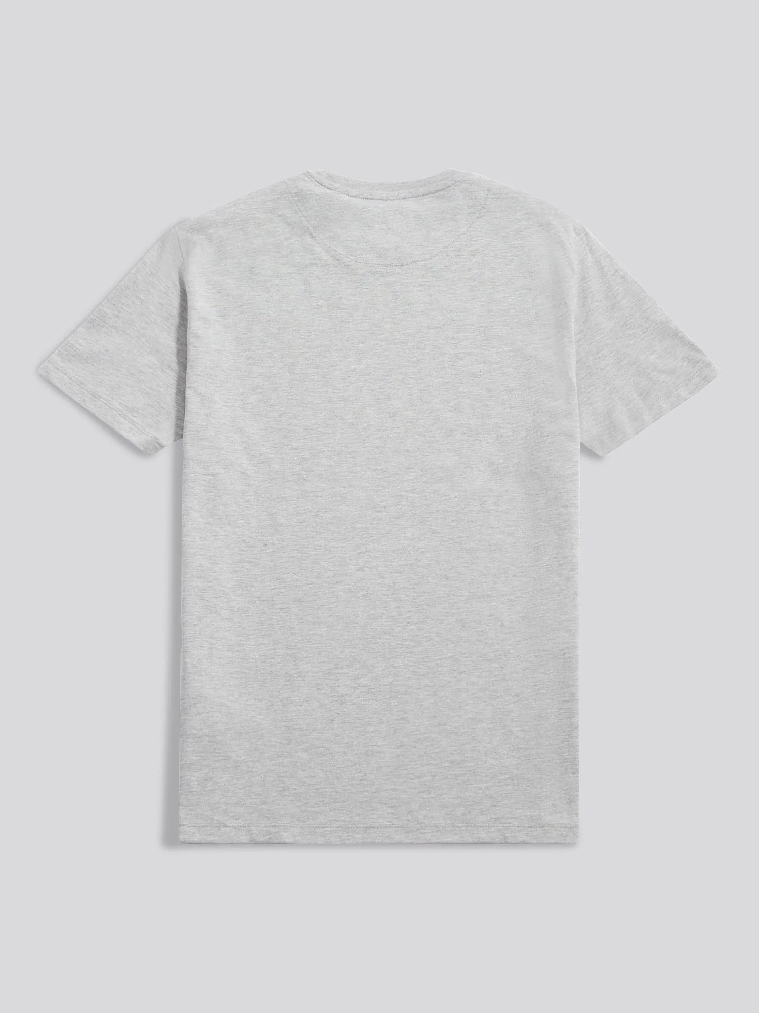 Mens Heritage Graphic T-Shirt in Mid Grey Marl - Image 6