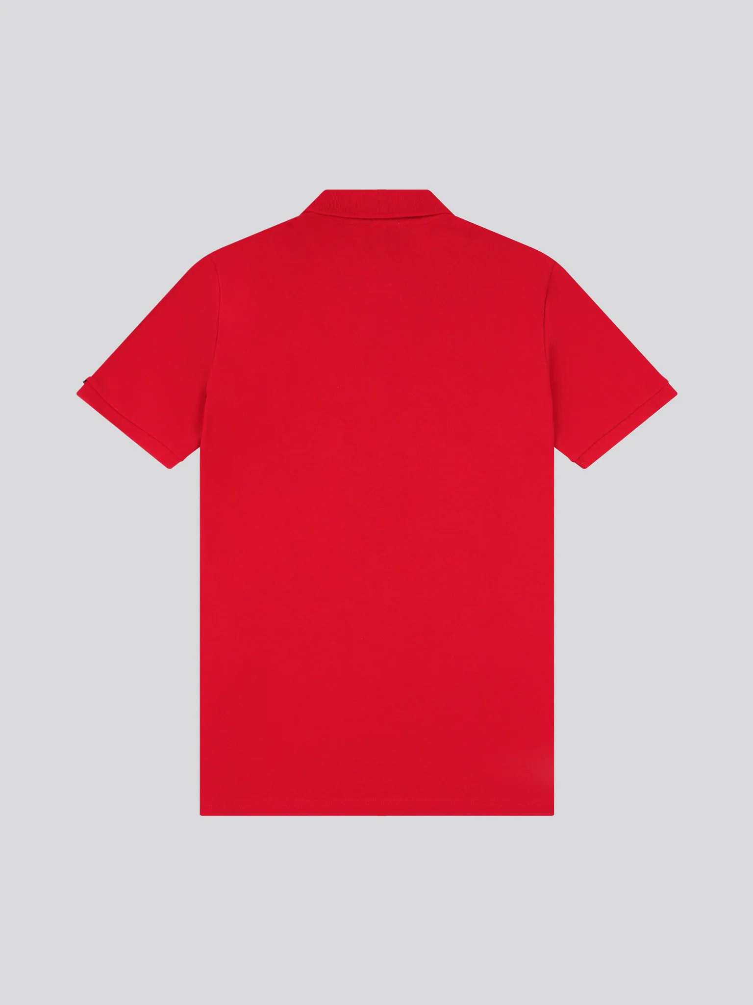 Mens Large Player Pique Polo Shirt in Haute Red - Image 6