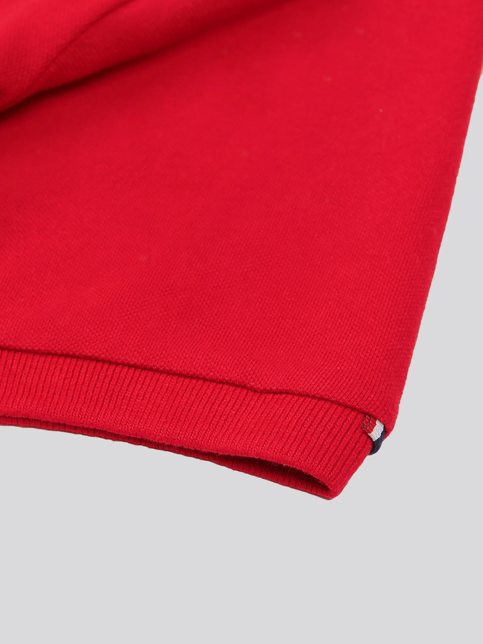 Mens Large Player Pique Polo Shirt in Haute Red - Image 8