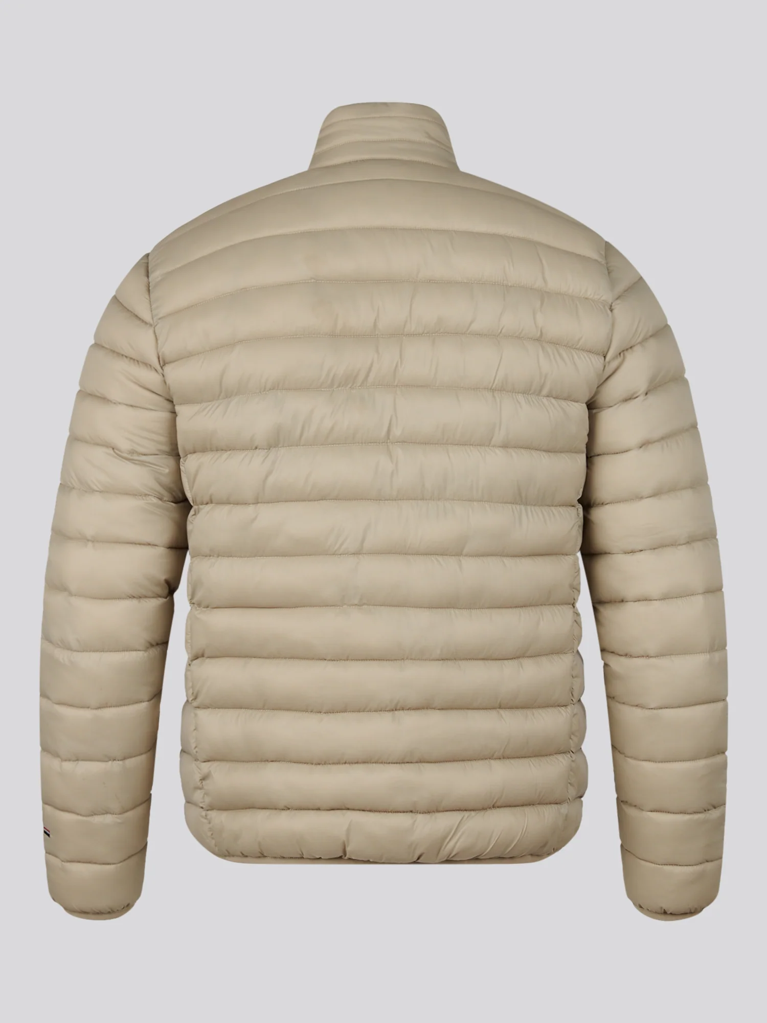 Mens Lightweight Bound Quilted Jacket Trench Coat - Image 7