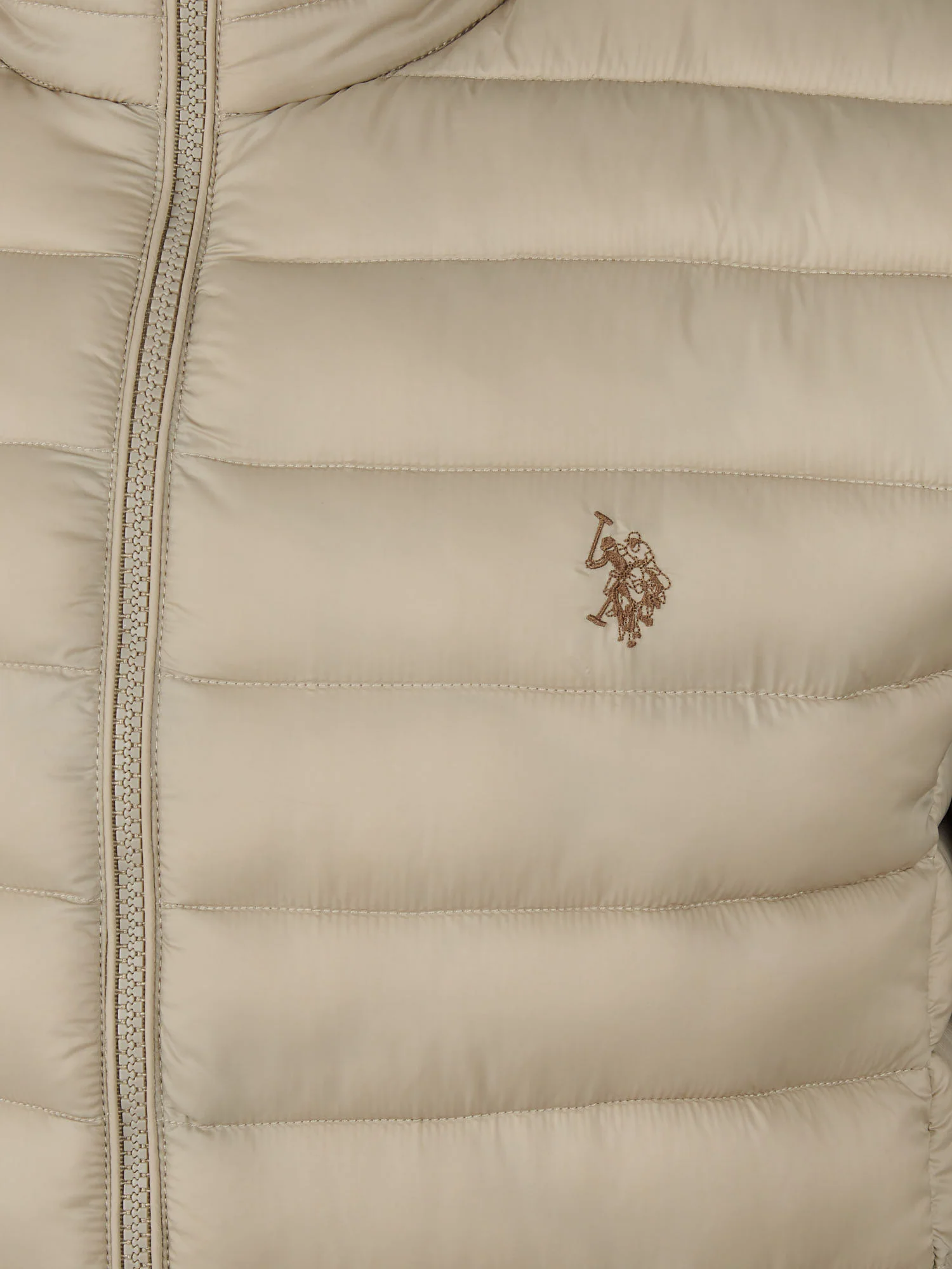Mens Lightweight Bound Quilted Jacket Trench Coat - Image 8