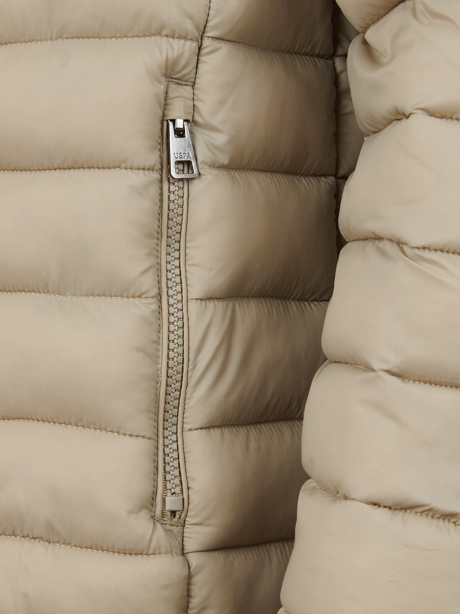Mens Lightweight Bound Quilted Jacket Trench Coat - Image 9