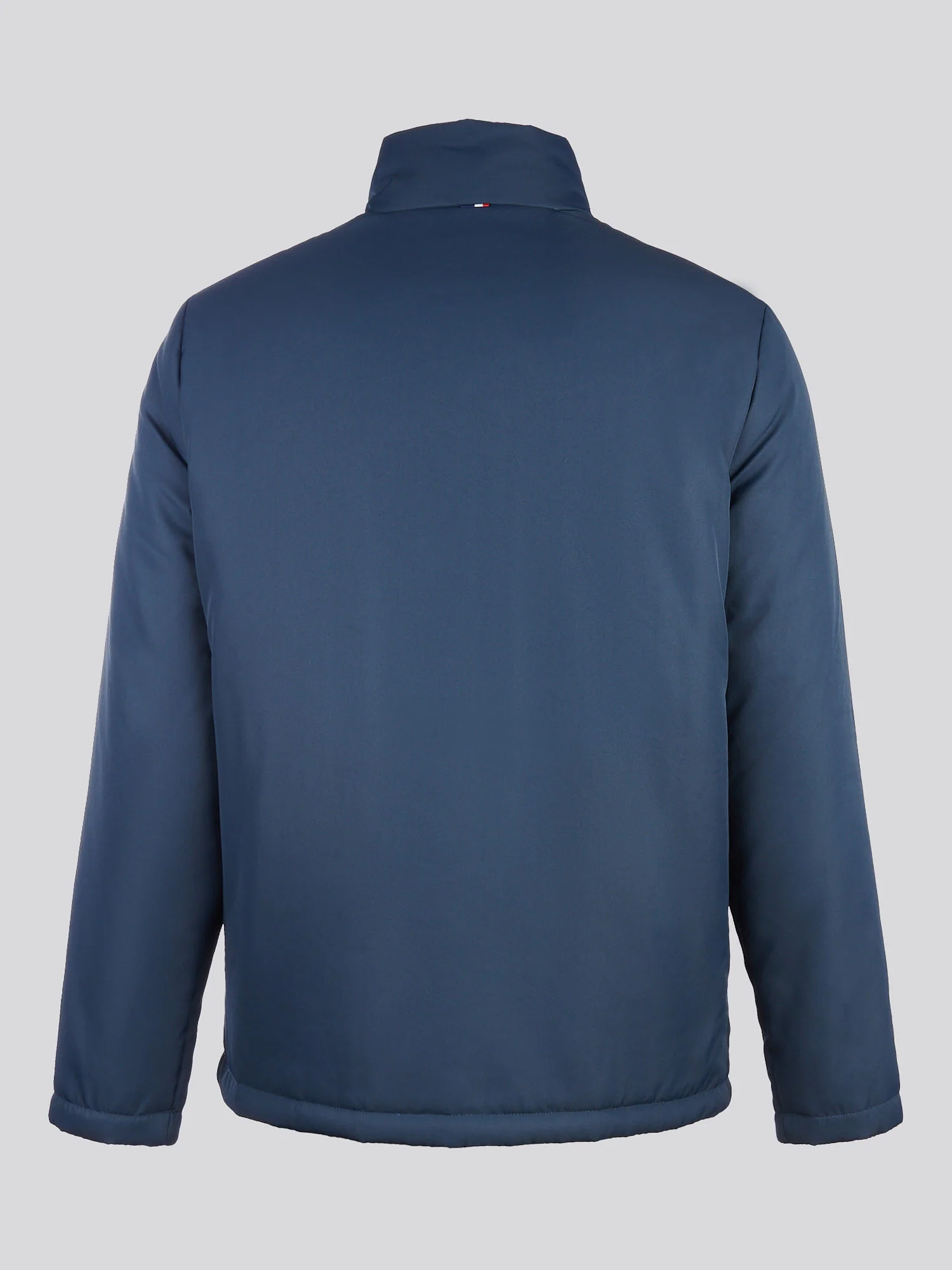 Mens Lightweight Quilt Funnel Puffer in Dark Sapphire Navy / Moonlight Blue DHM - Image 7