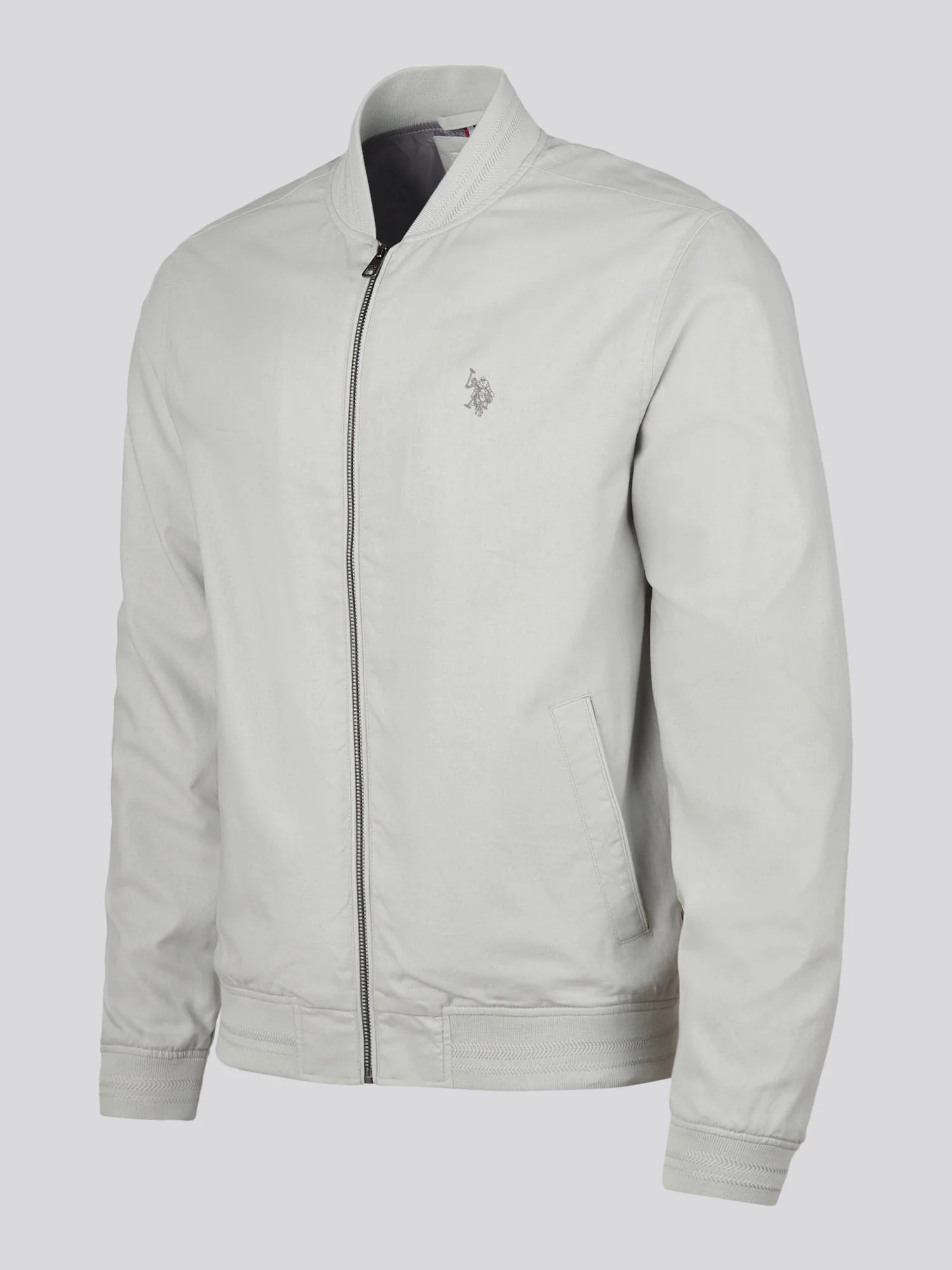 Mens Linen Blend Classic Bomber Northern Droplet - Image 10
