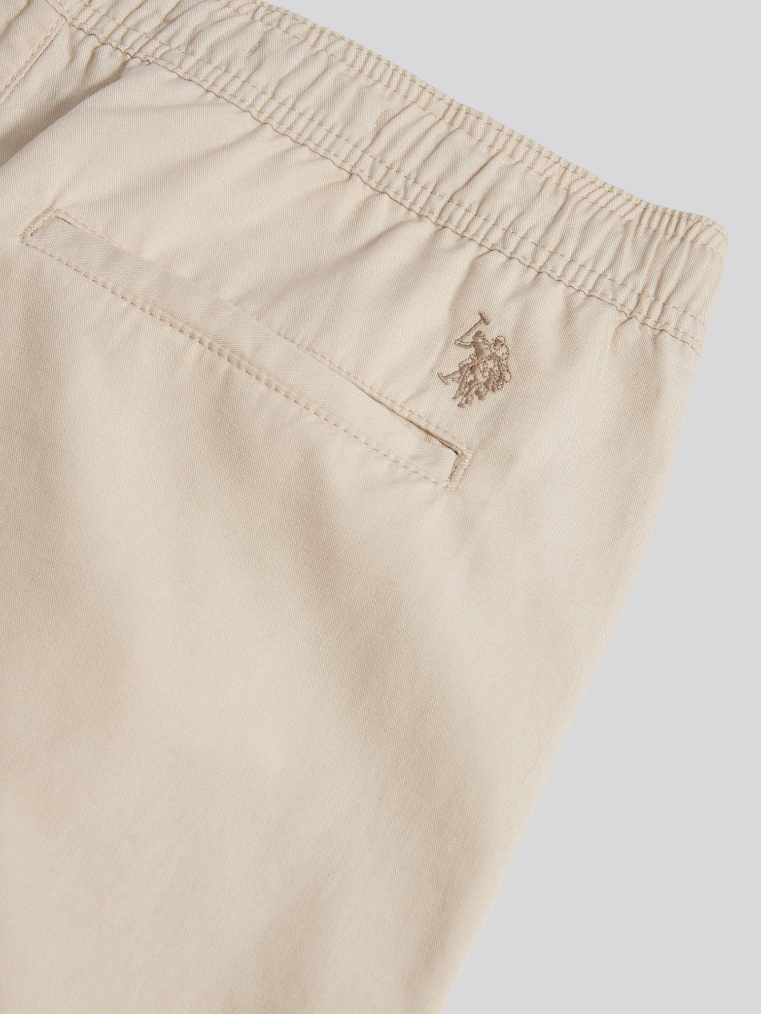 Mens Linen Blend Deck Shorts French Oak - Image 8