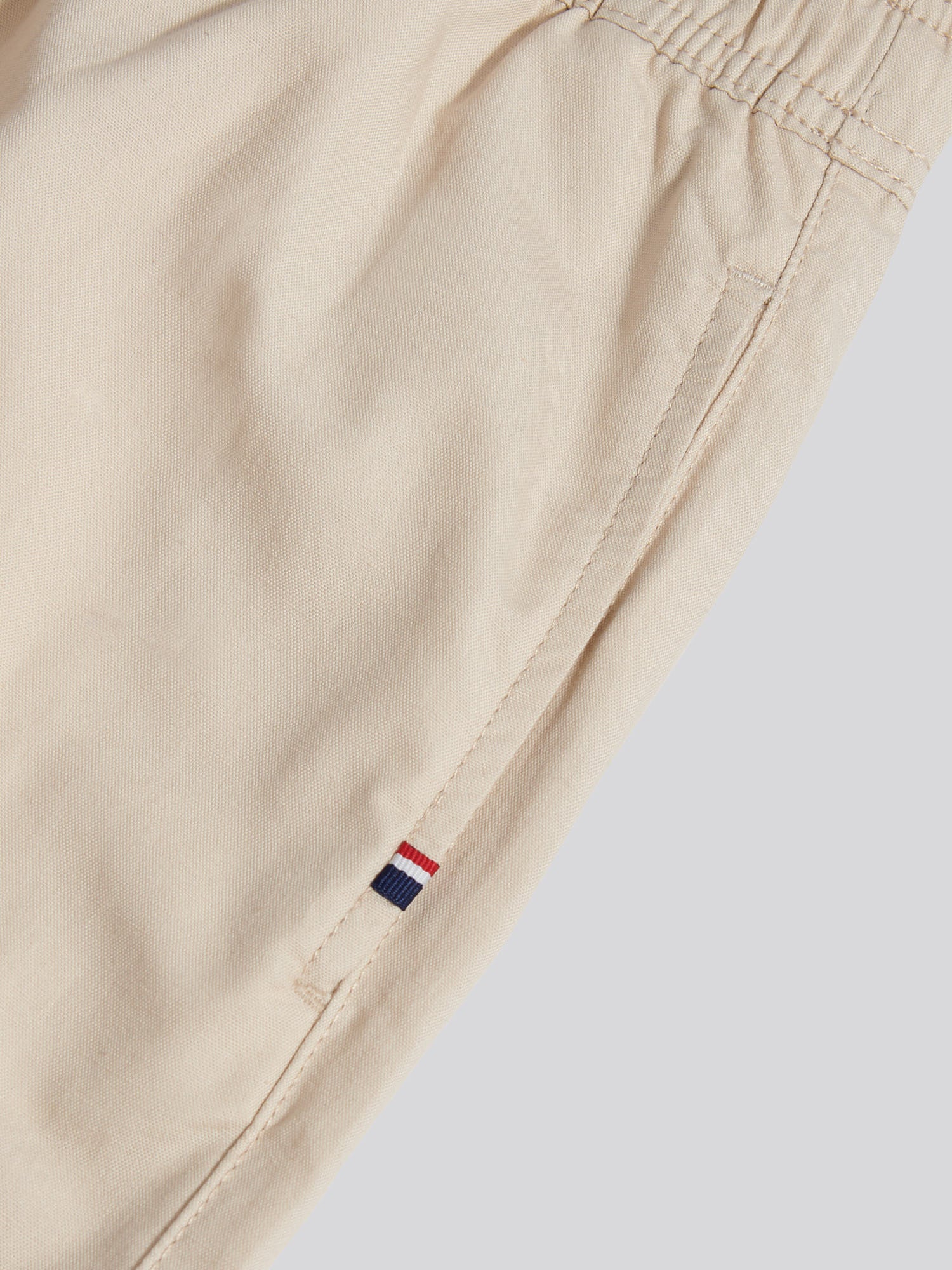 Mens Linen Blend Deck Shorts French Oak - Image 9