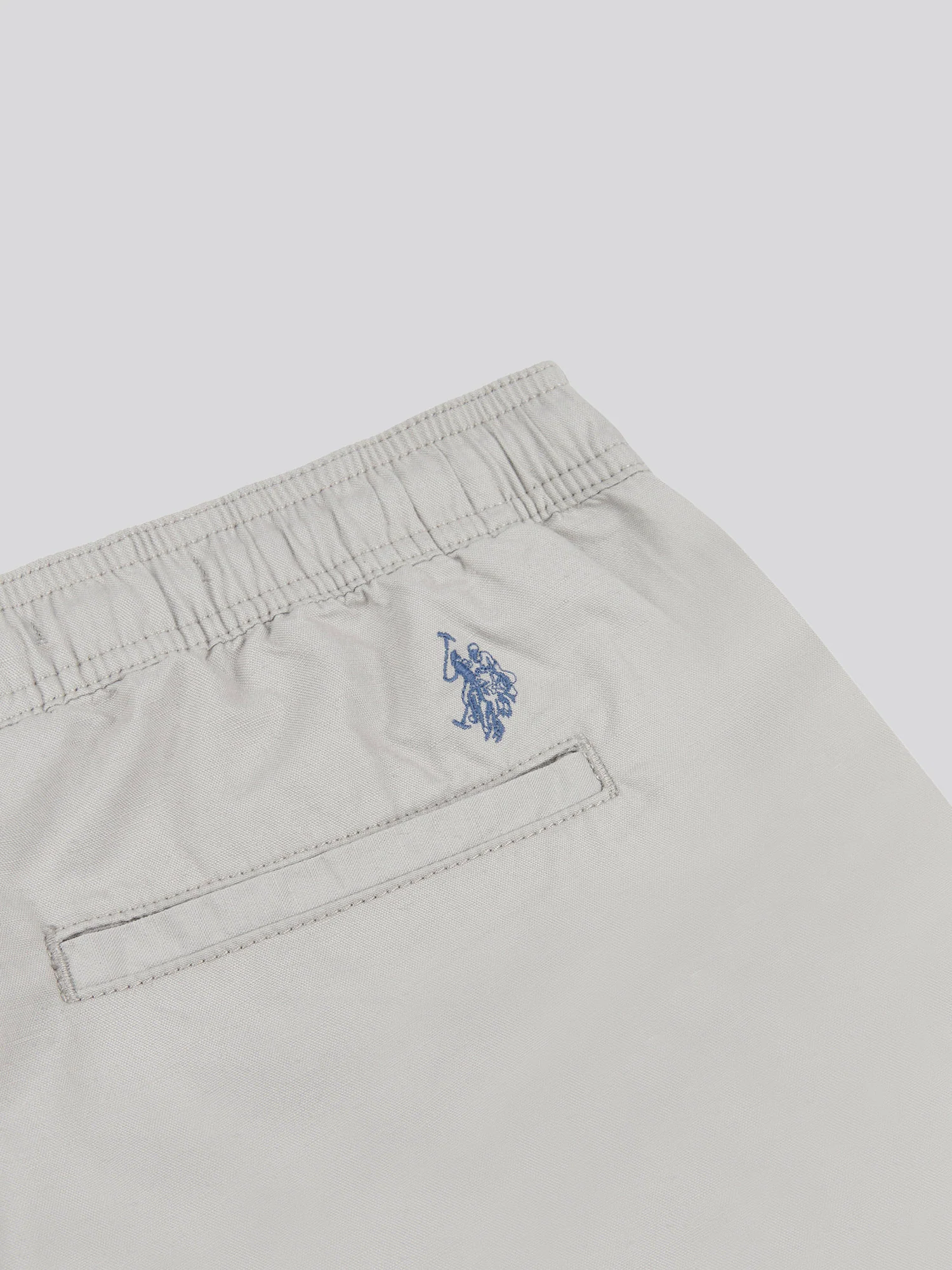 Mens Linen Blend Deck Shorts Harbor Mist - Image 6