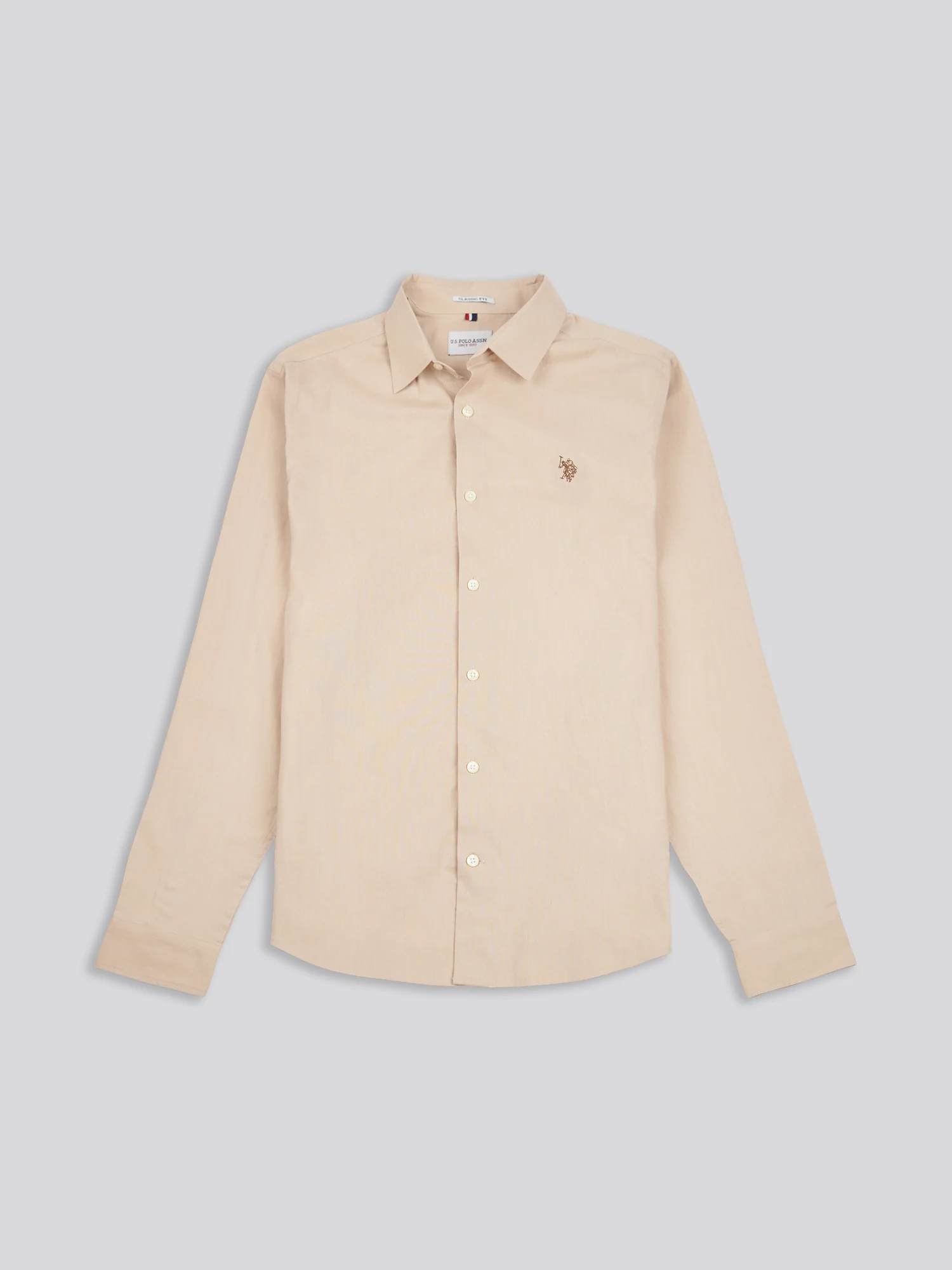 Mens Linen Blend Shirt Doeskin - Image 5