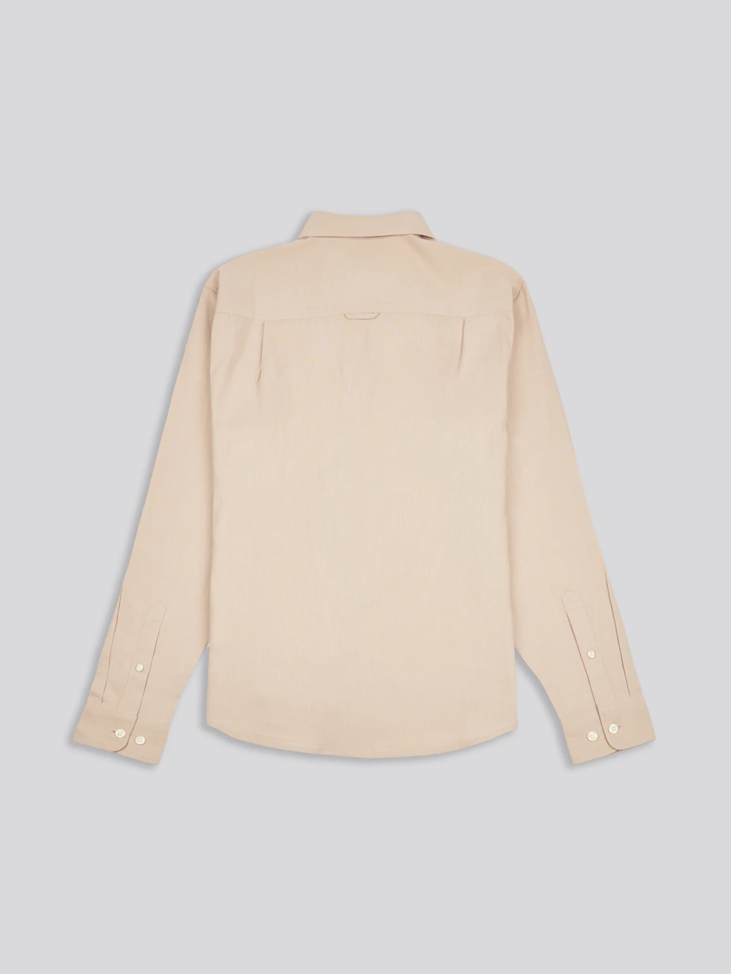 Mens Linen Blend Shirt Doeskin - Image 6