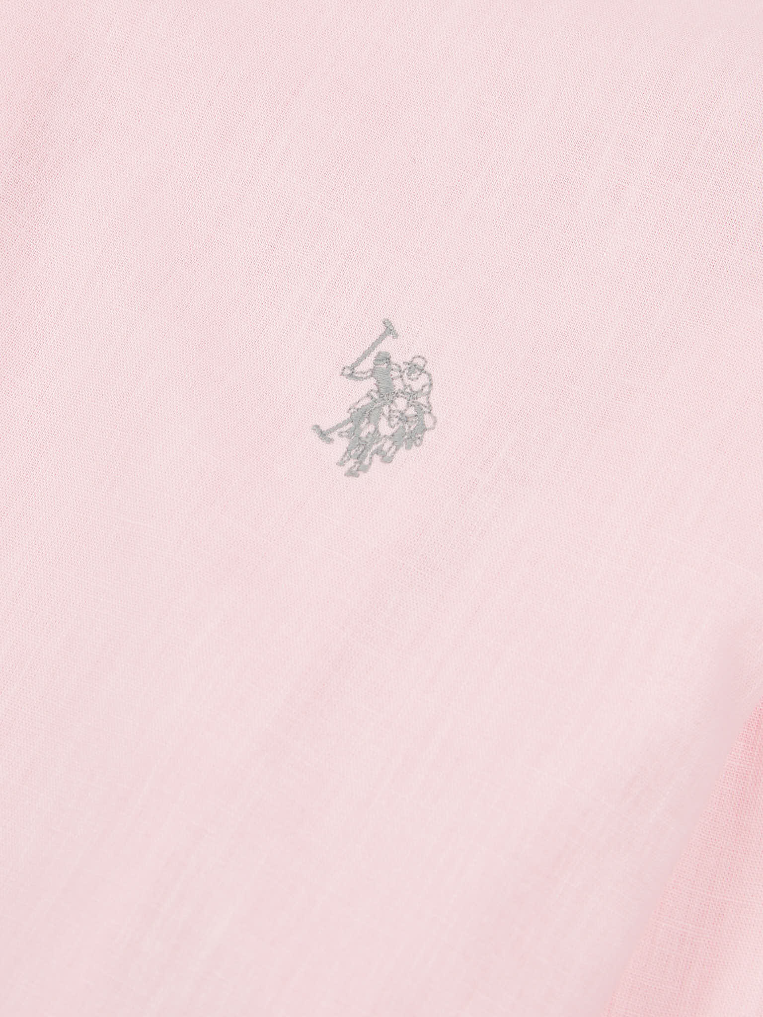 Mens Linen Blend Shirt Pink a Boo - Image 7
