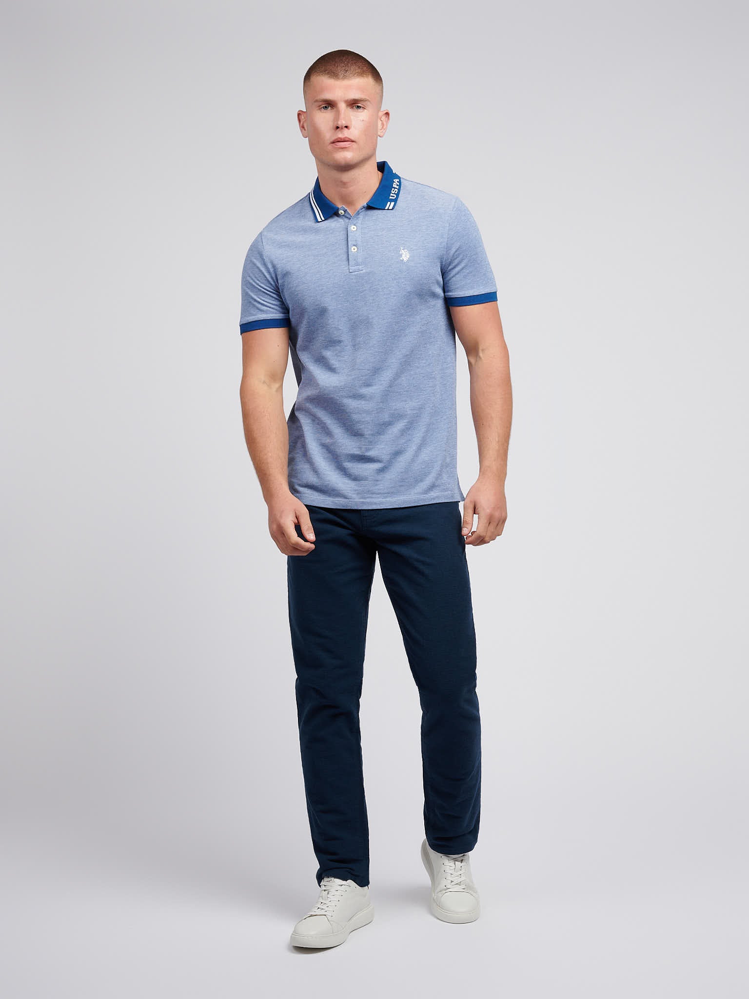 Mens Moleskin 5 Pocket Trouser in Dark Sapphire Navy - Image 3