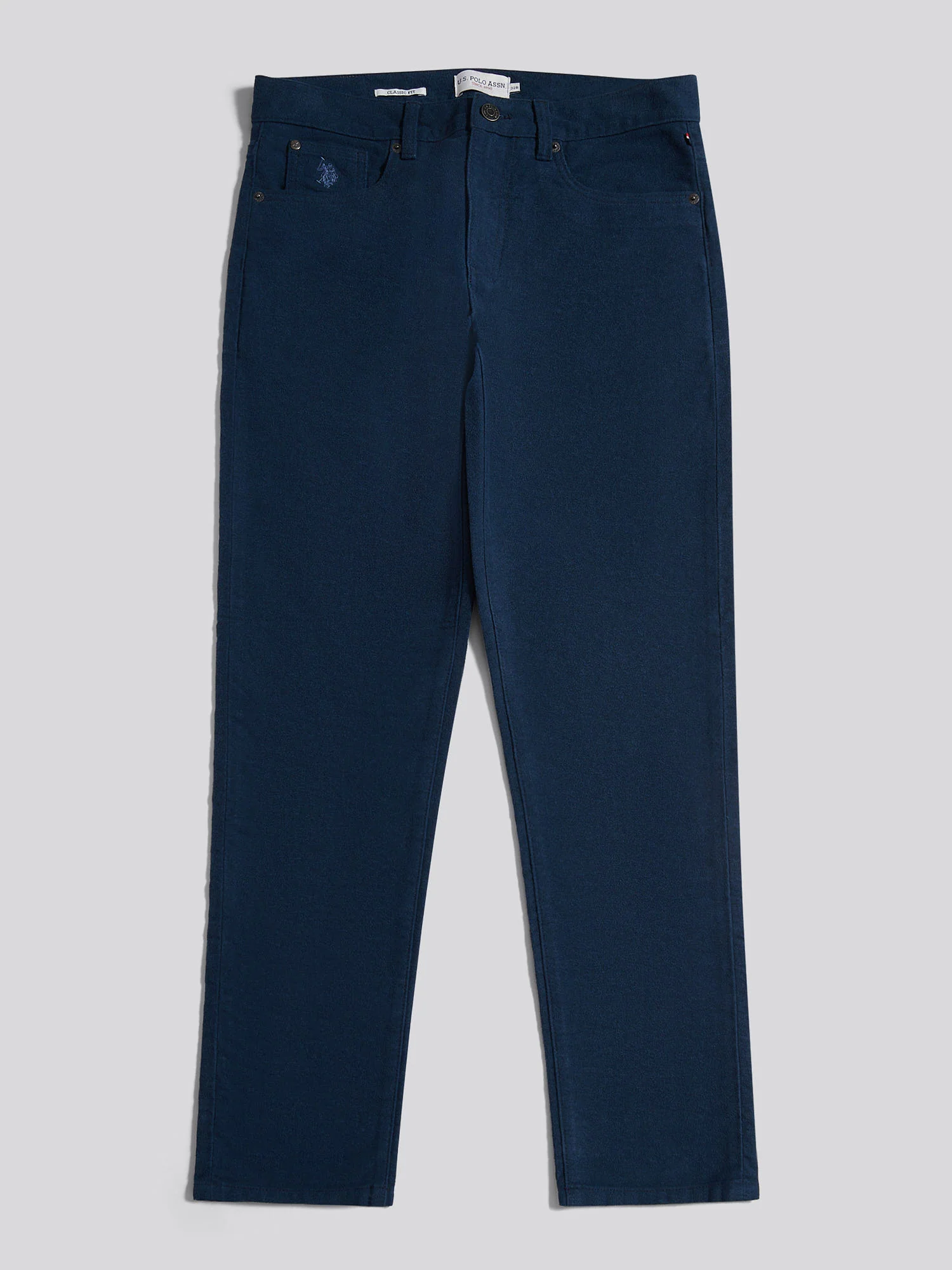 Mens Moleskin 5 Pocket Trouser in Dark Sapphire Navy - Image 7