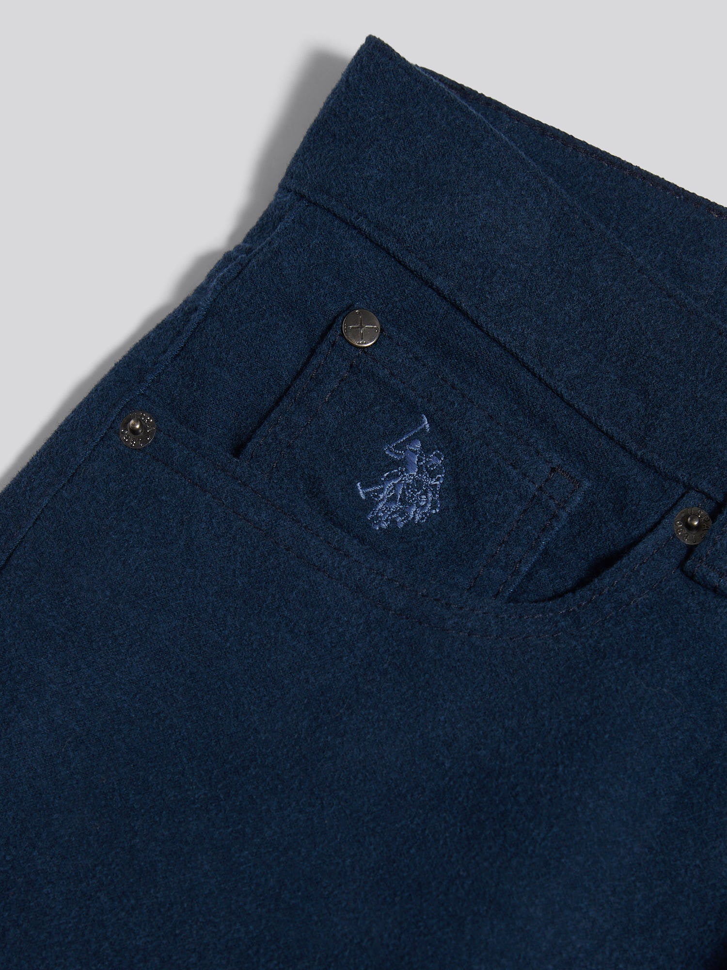 Mens Moleskin 5 Pocket Trouser in Dark Sapphire Navy - Image 9