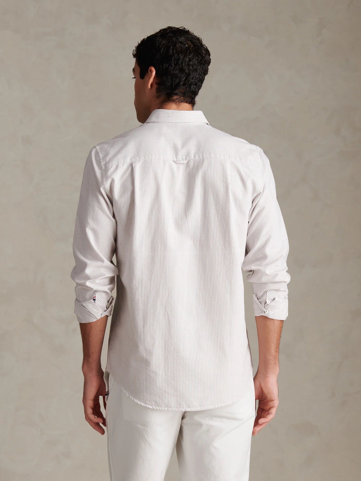 Mens Oxford Stripe  Shirt Atmosphere - Image 4
