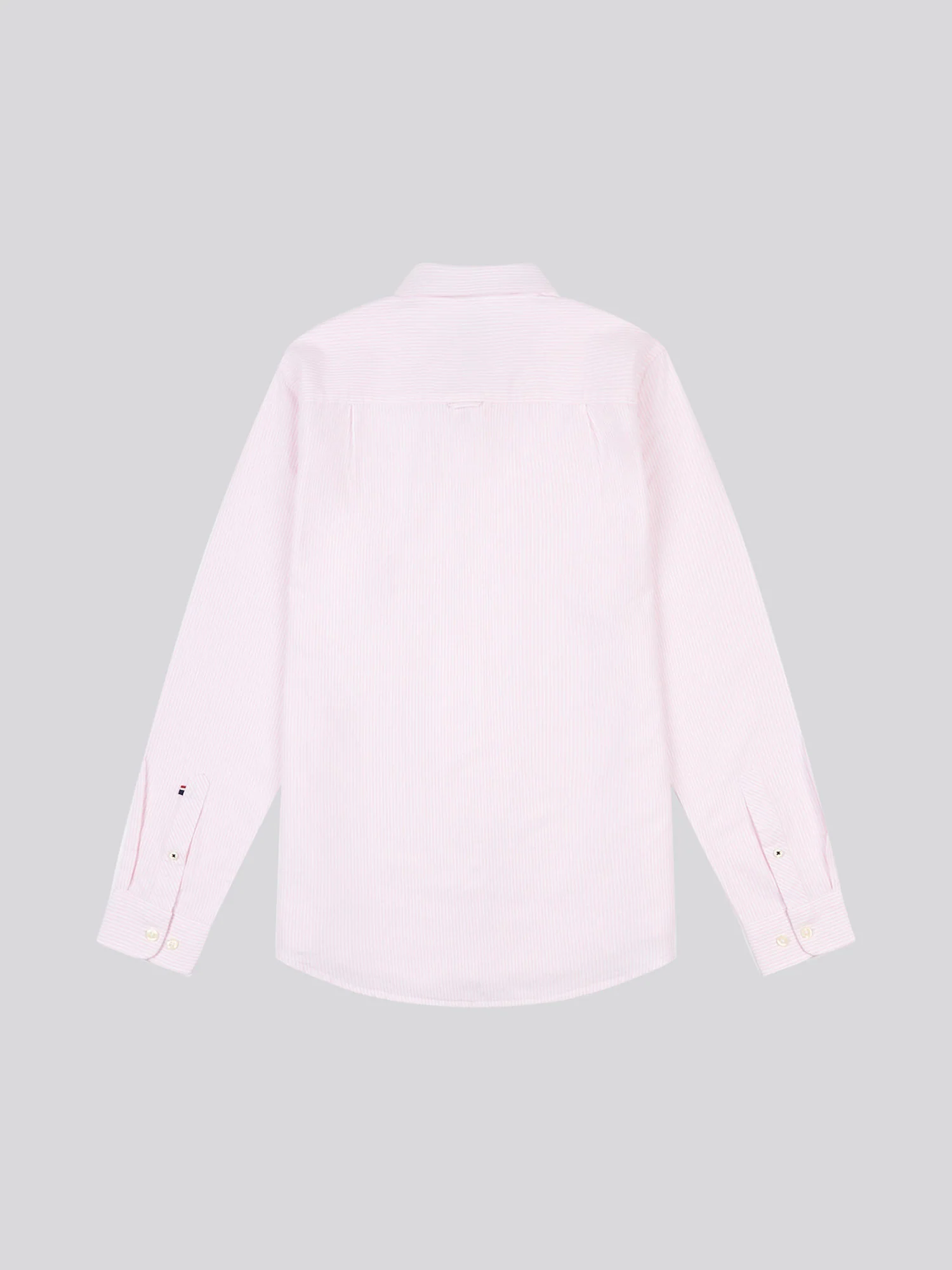 Mens Oxford Stripe Shirt Tickled Pink - Image 8