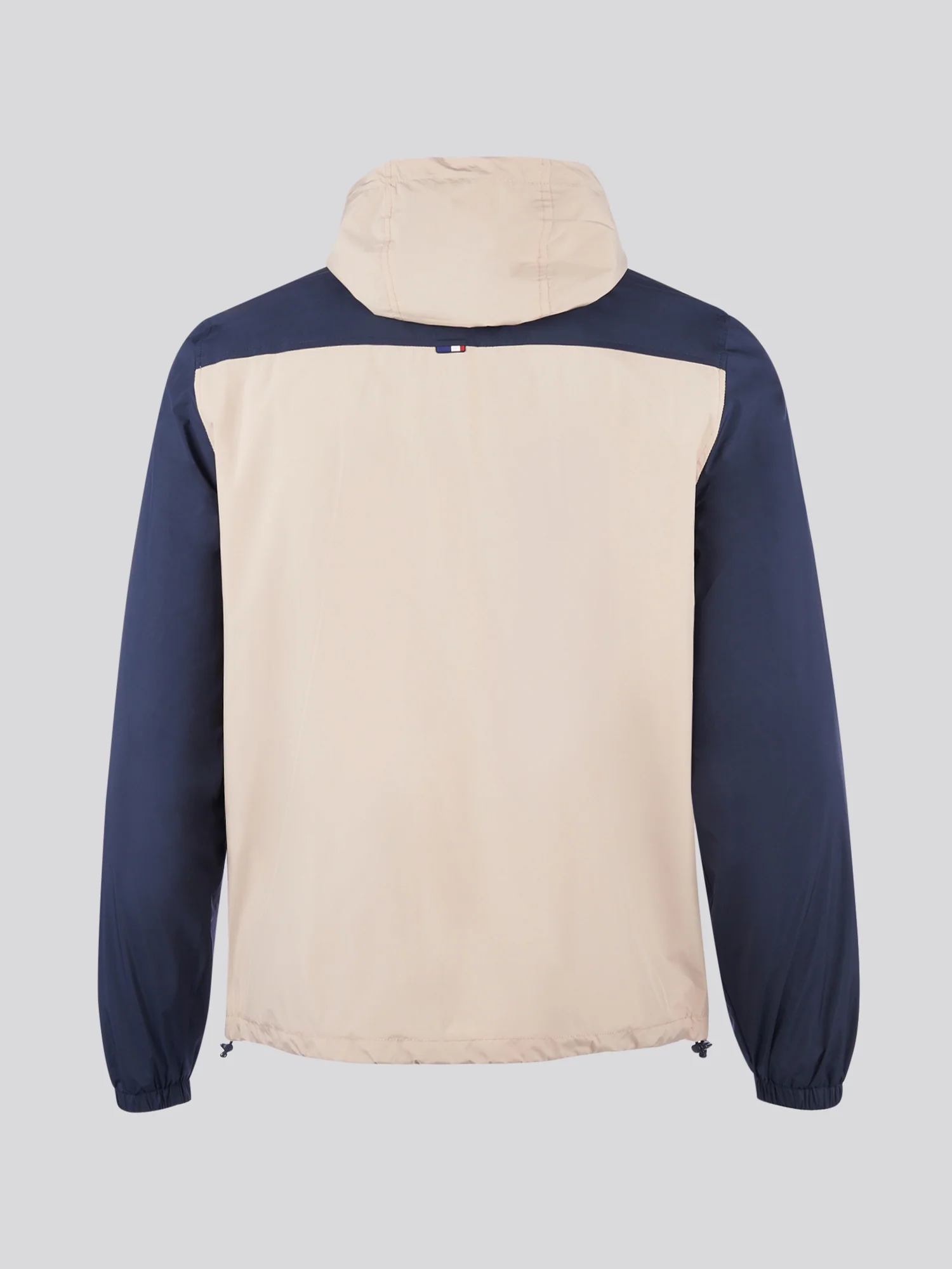 Mens Panelled Windbreaker Jacket in Doeskin - Image 9