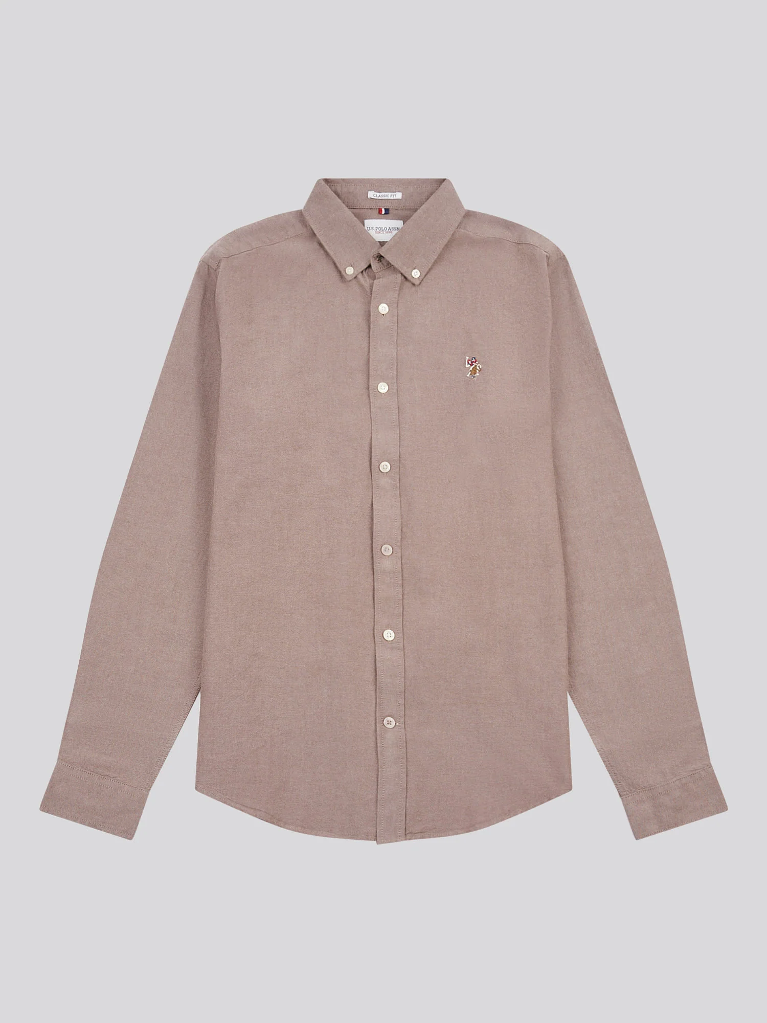 Mens Peached Oxford Shirt Chocolate Martini - Image 6