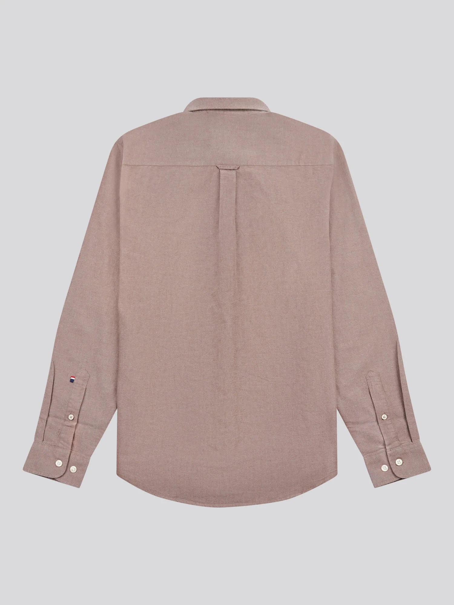 Mens Peached Oxford Shirt Chocolate Martini - Image 7