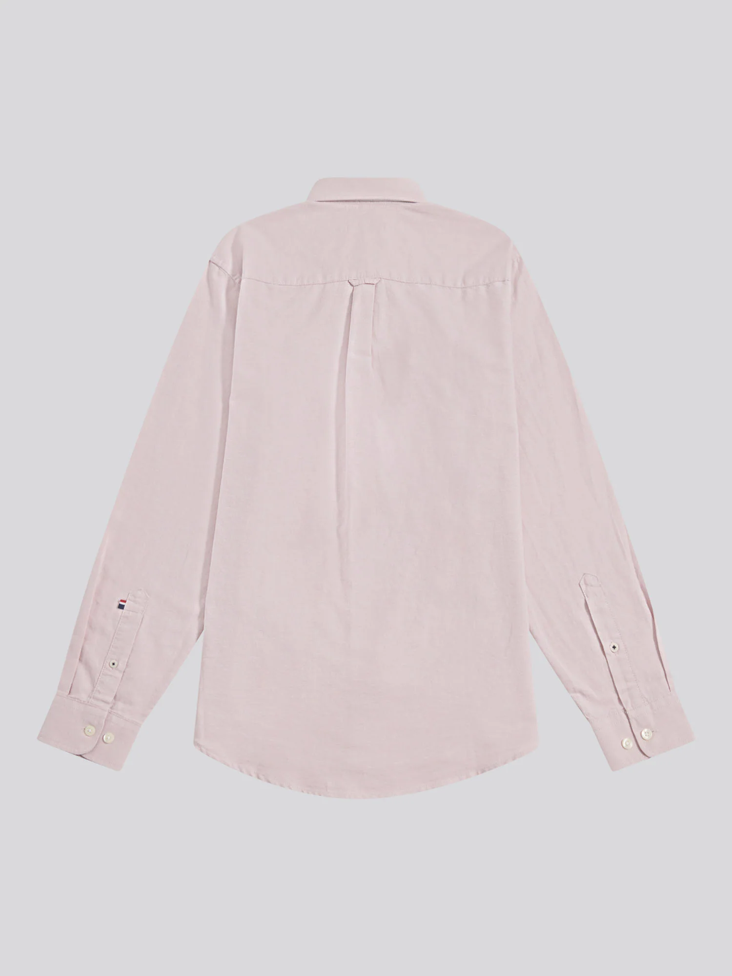 Mens Peached Oxford Shirt Sepia Rose - Image 5