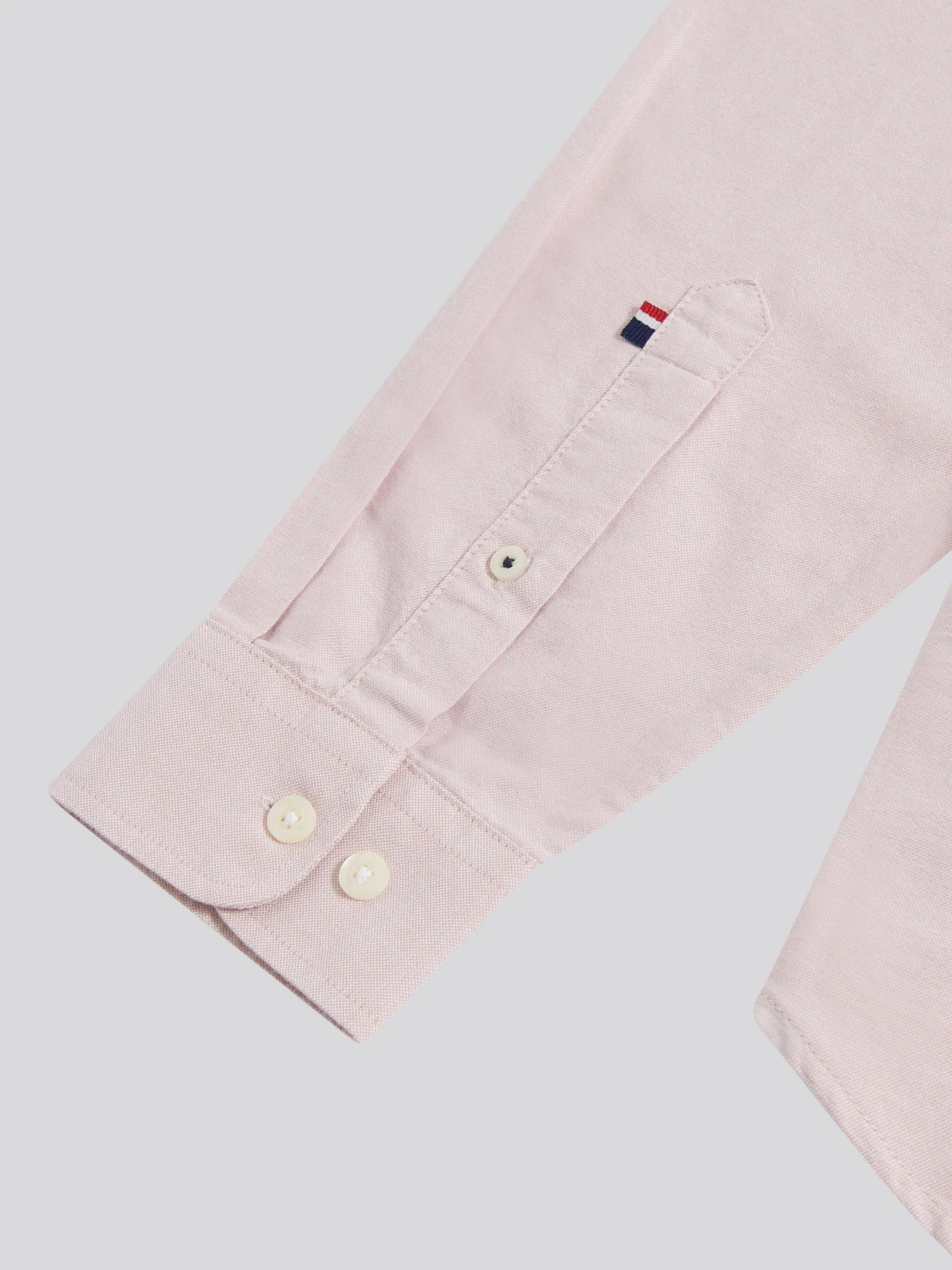 Mens Peached Oxford Shirt Sepia Rose - Image 7